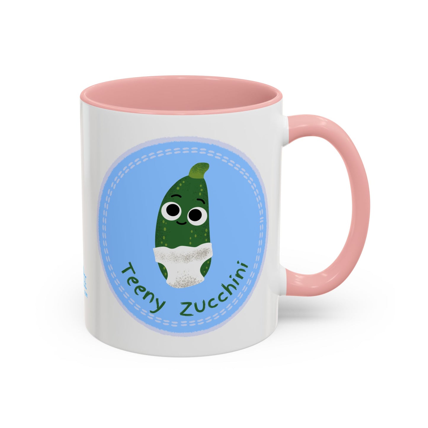 Cute Teeny Zucchini Coffee Mug – Fun Gift for Gardeners, Veggie Lovers, Kitchen Decor, Home Office, Birthday