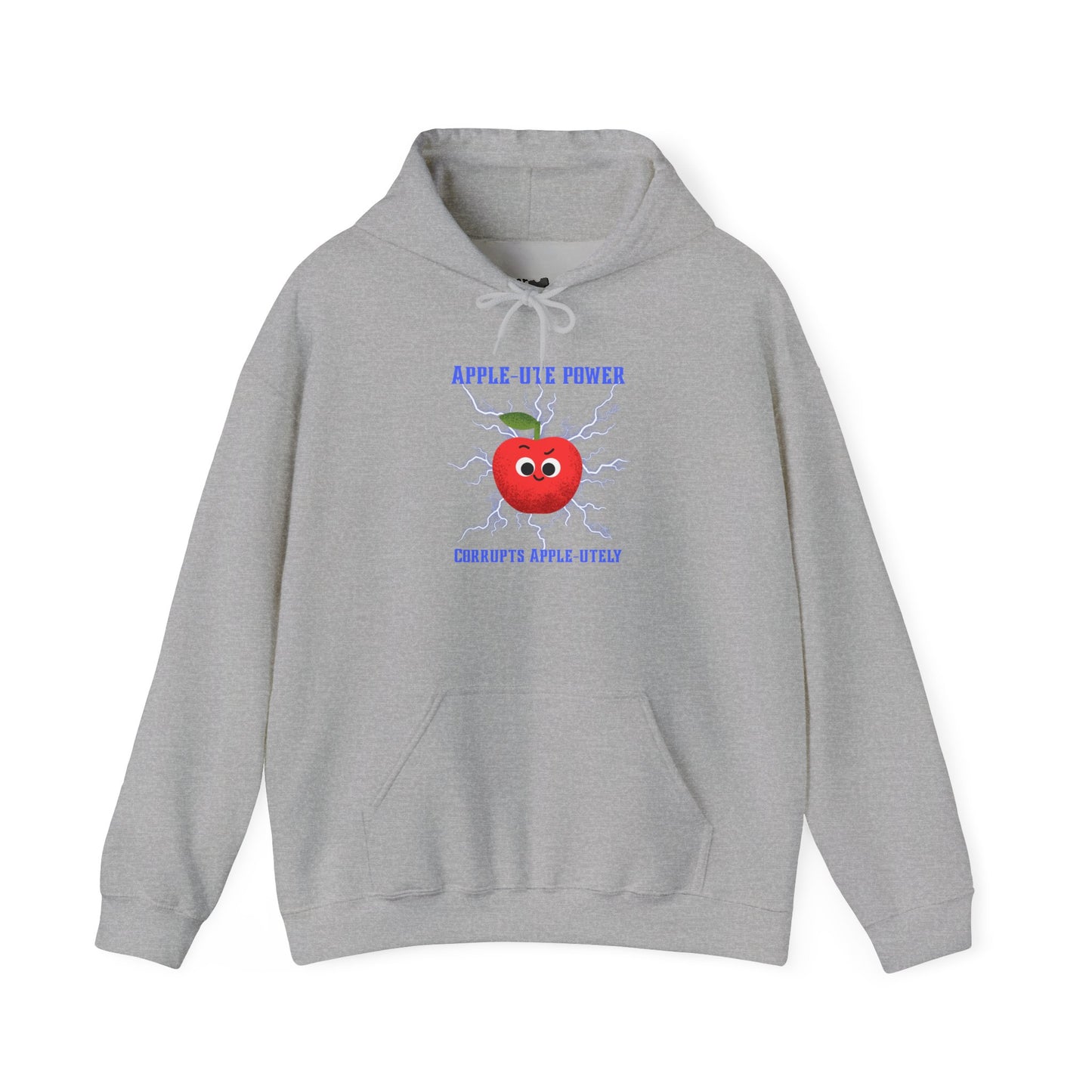 Apple Eye Power Unisex Hoodie - Fun Gift for Apple Lovers, Casual Wear, Fall Fashion, Eco-Friendly Hoodie, Cute Gift Idea