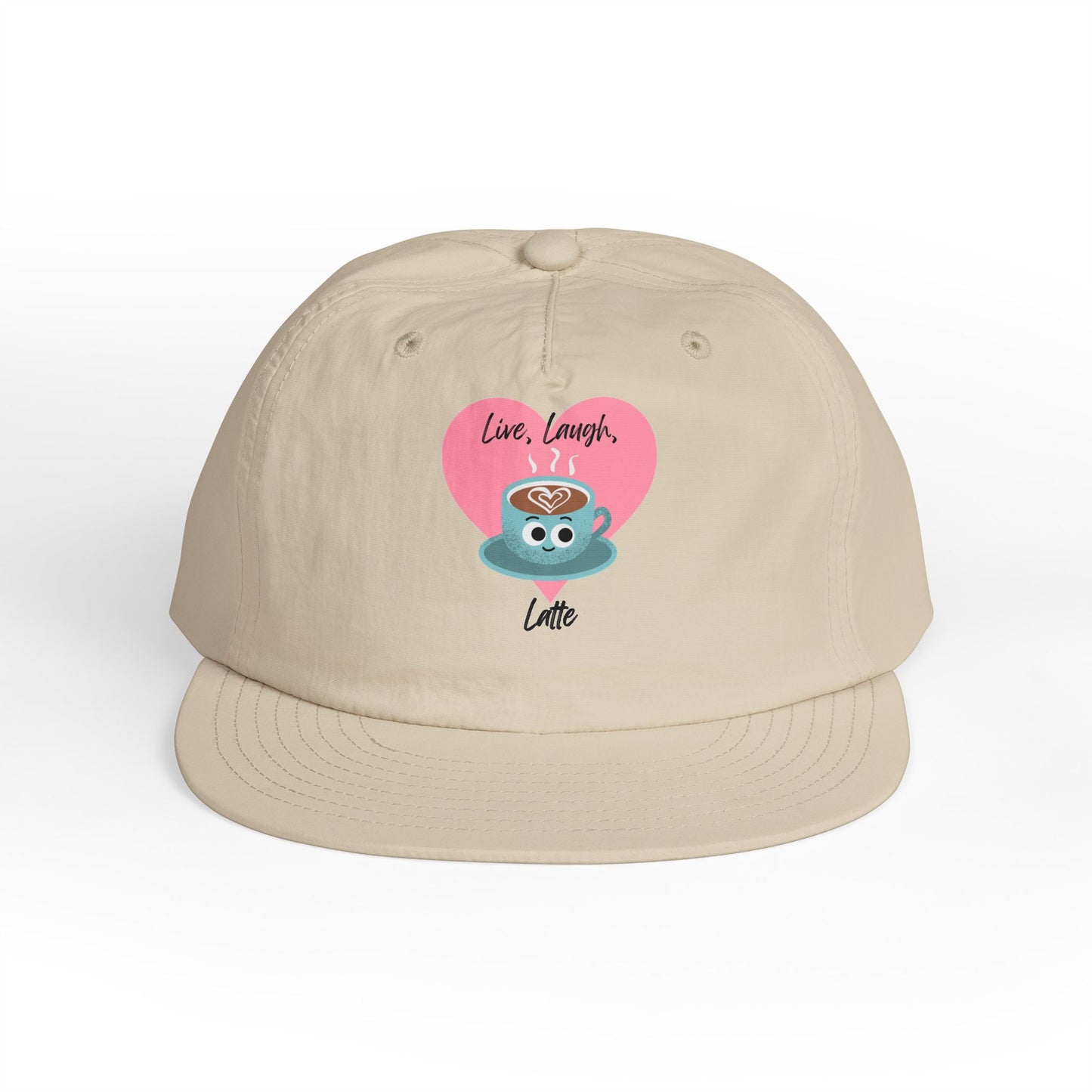 Playful Surf Cap - Live Laugh Love, Summer Vibes, Casual Weekend Accessory, Fun Beach Hat, Gift for Surf Lovers