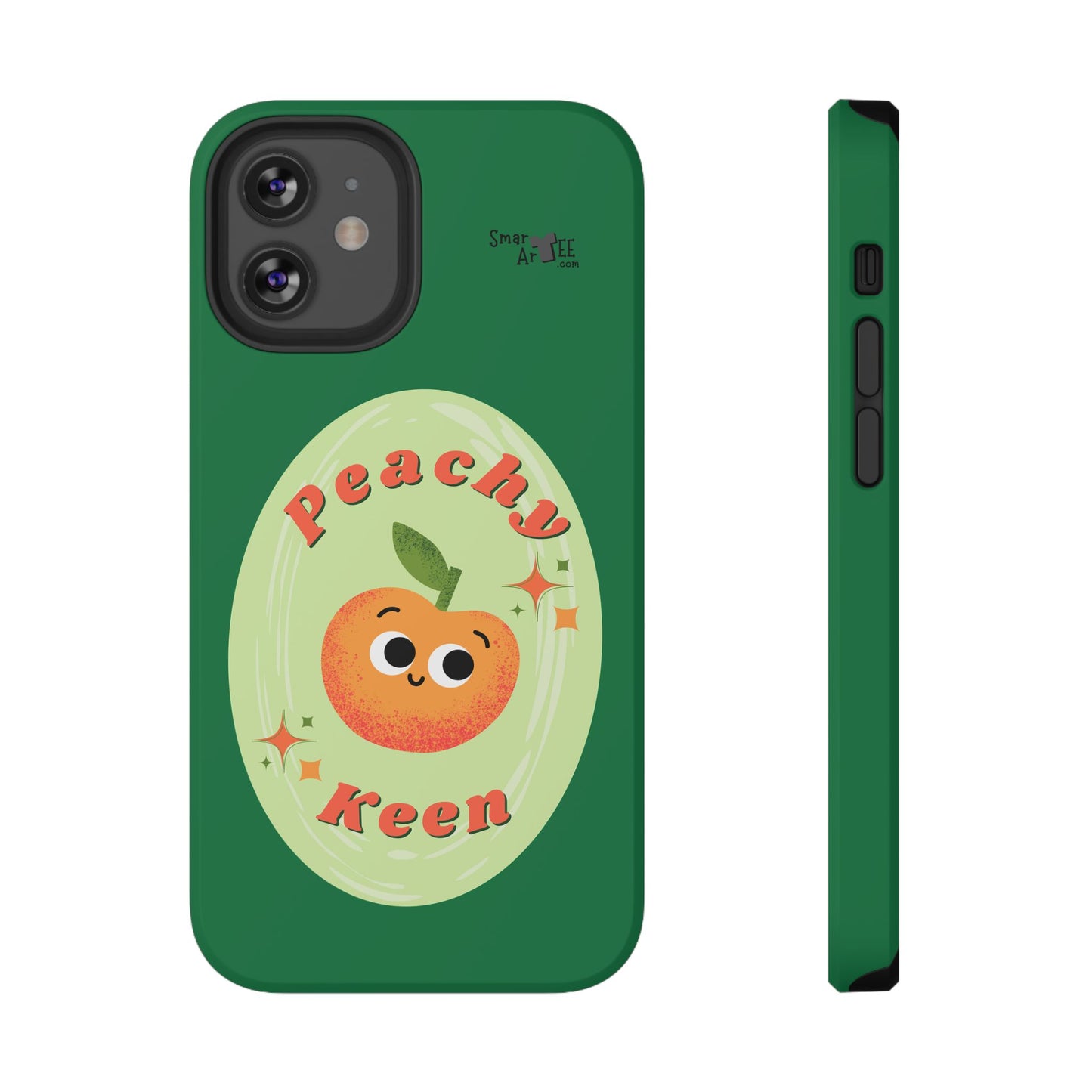 Peachy Keen Phone Case, Cute Impact-Resistant Case, Fun Smartphone Cover, Gift for Fruit Lovers, Customizable Phone Accessory