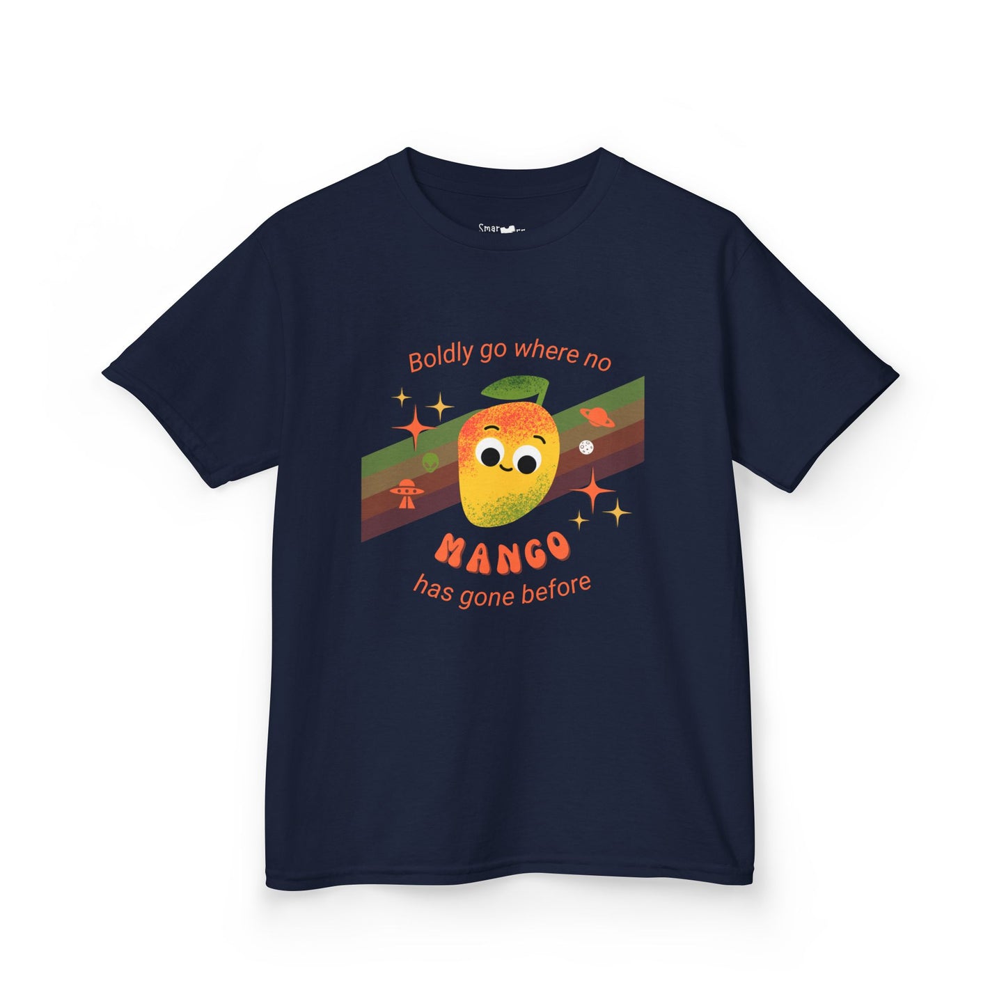 Mango Adventure Kids Tee, Fun Summer Shirt, Cute Gift for Kids, Playful Cotton Tee, Birthday Gift Idea