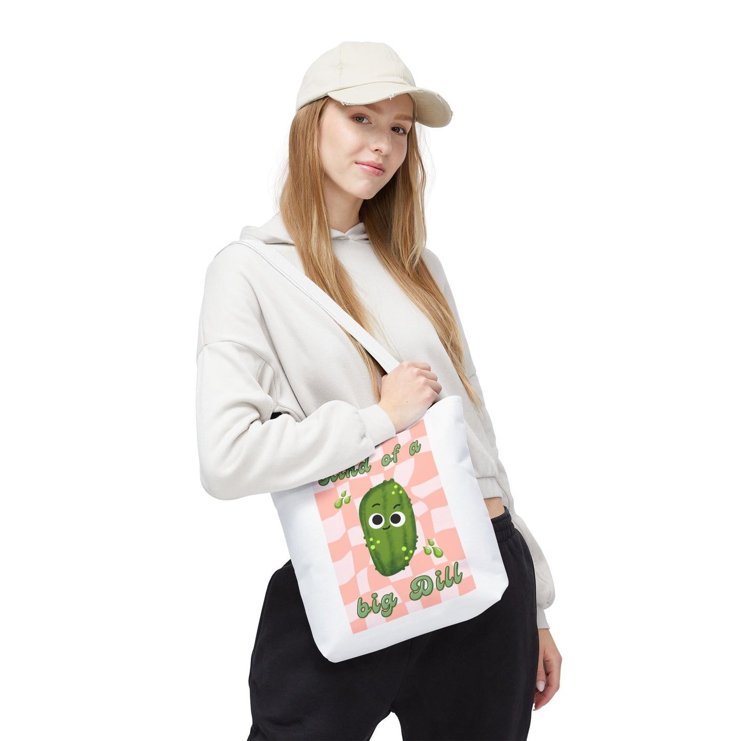 Playful Pickle Tote Bag: Cute, Funny, Quirky, Eco-Friendly, Gift Bag, Everyday Use, Beach Bag, Market Bag