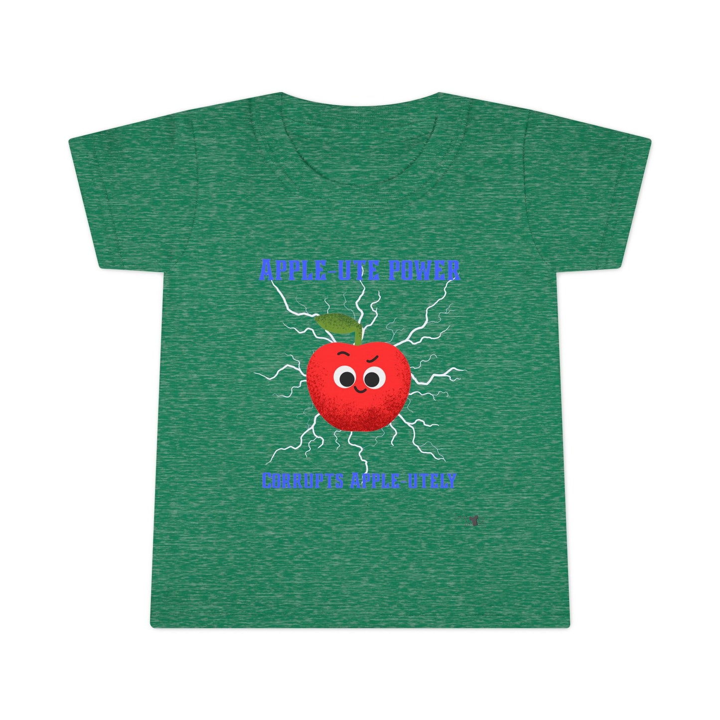 Cute Apple Power Toddler Shirt, Kids Gift, Back to School, Playtime Outfit, Funny Sayings Tee