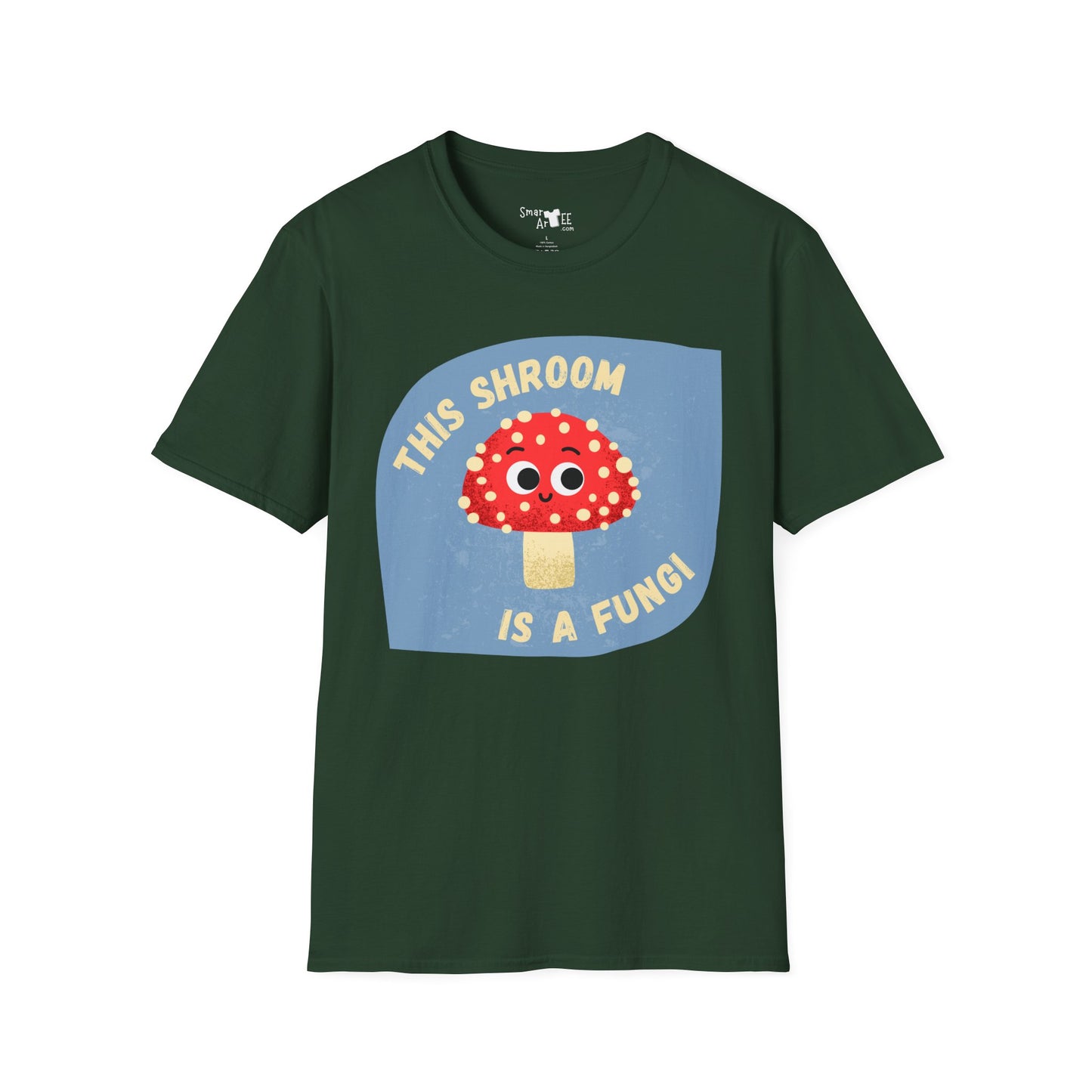 Playful Mushroom T-Shirt, Funny Tee for Nature Lovers, Unisex Graphic Shirt, Cute Gift for Friends, Casual Wear, Eco-Friendly Apparel