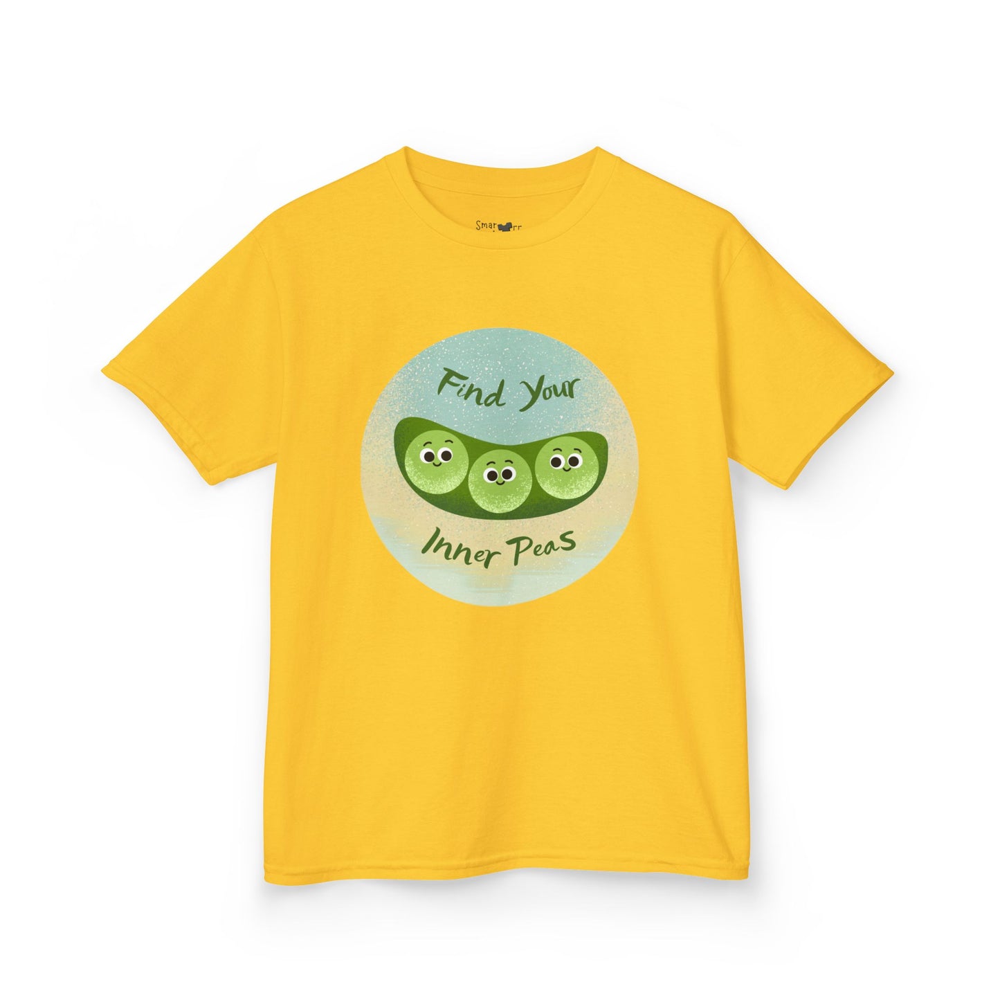 Kids Shirt with 'Find Your Inner Peas' Design, Fun & Relaxed Wear for Playtime, Perfect Gift for Kids, Summer Outfits, Funny Gift Idea