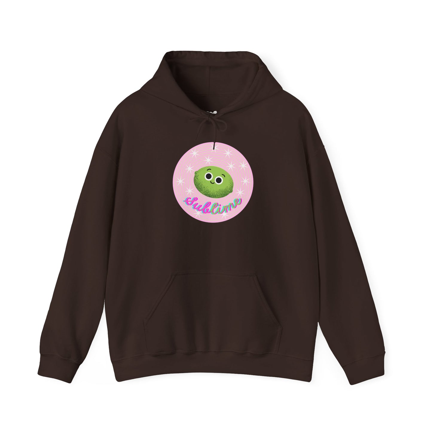Cute Kawaii Hoodie with Sublime Lime Design, Great Gift for Teens, Cute Anime Apparel, Fun Streetwear, Cozy Pullover