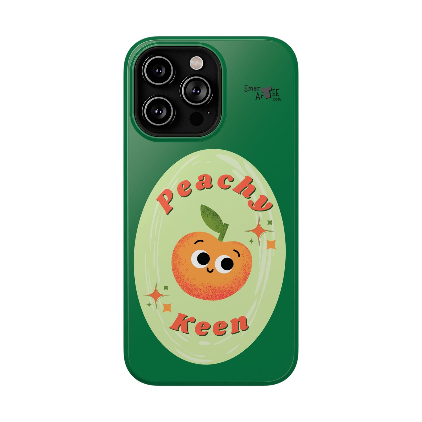 Peachy Keen Phone Case, Cute Impact-Resistant Case, Fun Smartphone Cover, Gift for Fruit Lovers, Customizable Phone Accessory