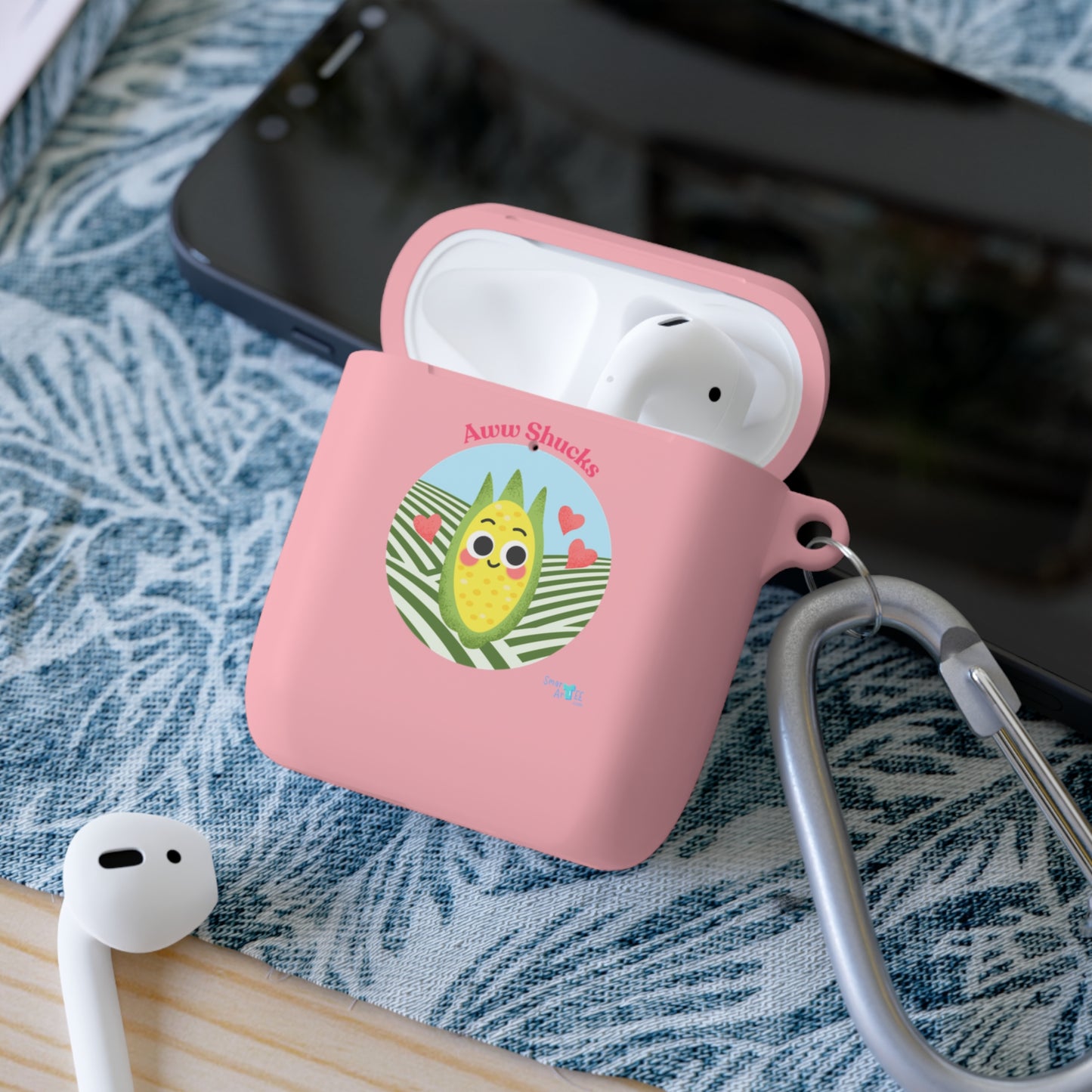 Cute Corn Pun AirPods Case Cover | Fun and Stylish Accessory for Music Lovers, Gift for Birthdays, Holidays, Corn on the Cob Lovers