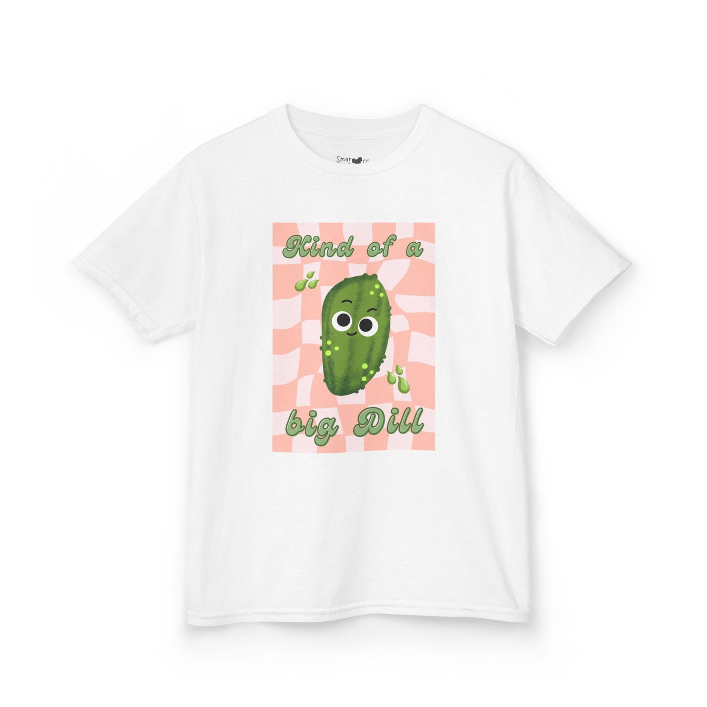 Kids' Funny Cucumber 'Kind of a Big Dill' Humor Shirt, Funny Vegetable Pun, Great Gift Idea