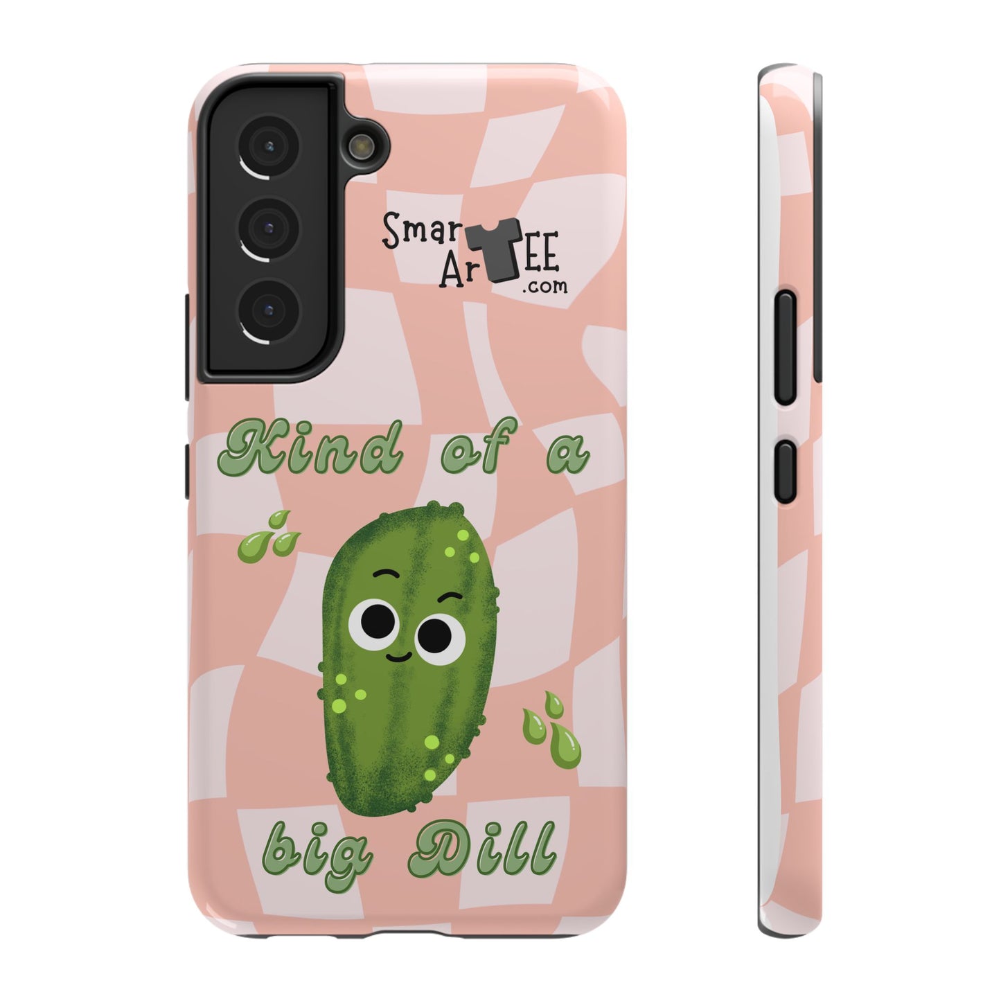 Cute Cucumber Phone Case, Funny Phone Case, Gift for Vegetable Lovers, Quirky Mobile Accessories, Summer Vibes, Kind of a Big Dill