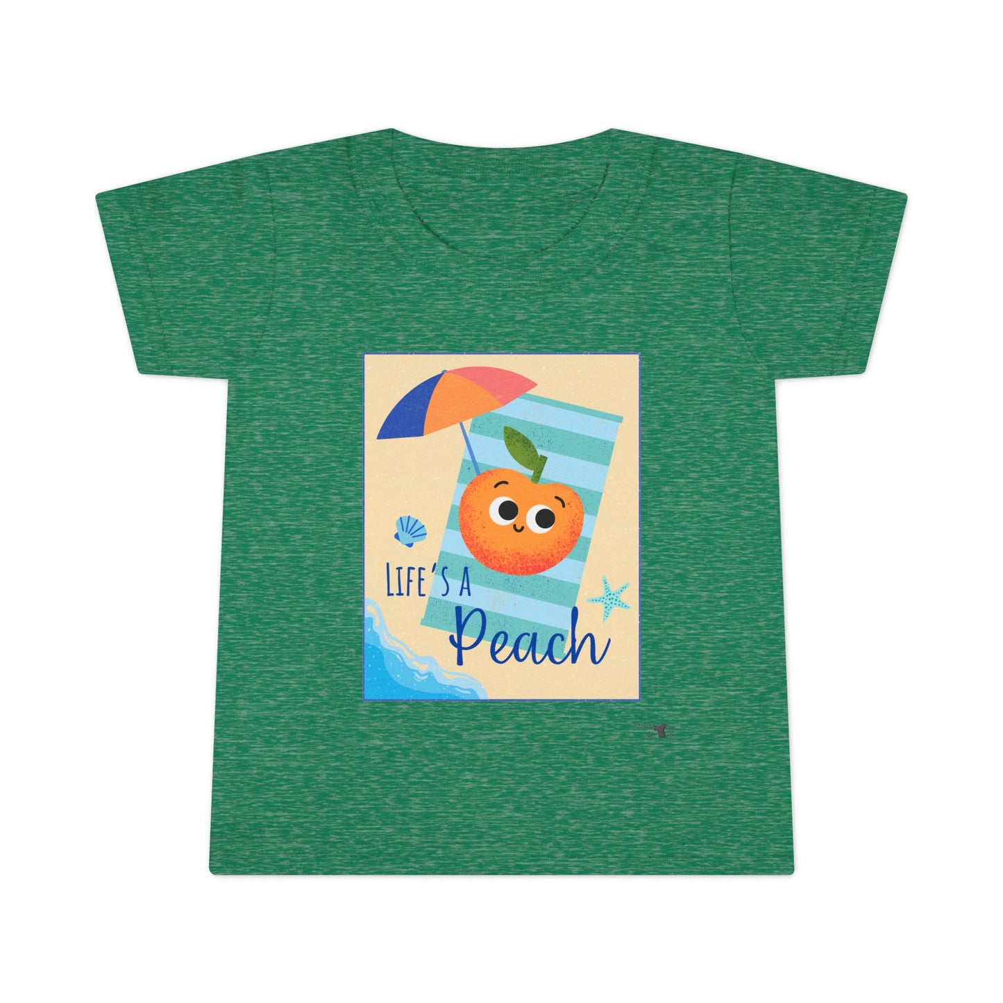 Toddler Summer Shirt - Life is a Peach Design, Cute Kids Tee, Beachwear, Summer Outfit, Family Vacation Shirt, Toddler Apparel