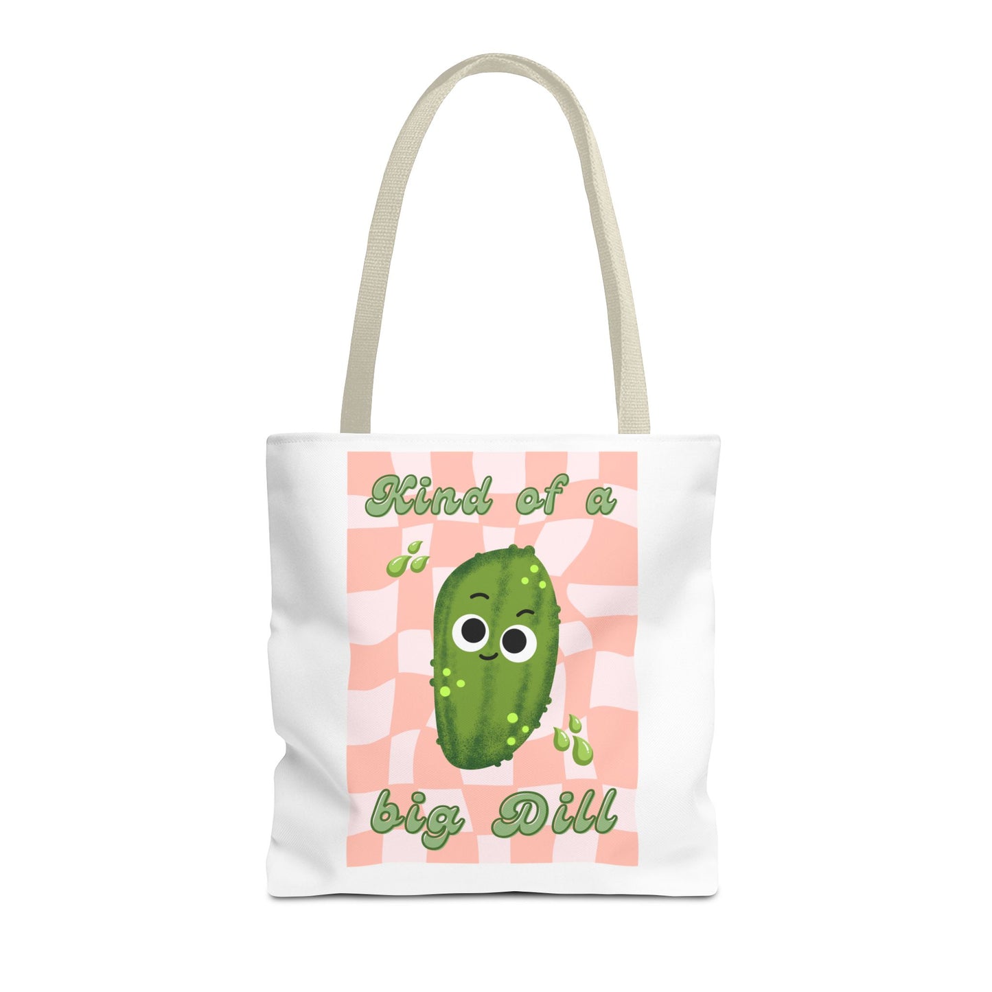 Playful Pickle Tote Bag: Cute, Funny, Quirky, Eco-Friendly, Gift Bag, Everyday Use, Beach Bag, Market Bag