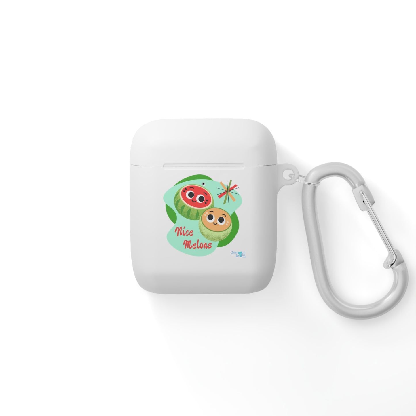 Cute Fruit AirPods Case Cover | Nice Melons Design, AirPods Accessory, Fun Gift for Kids, Summer Vibes, Unique Earbuds Holder