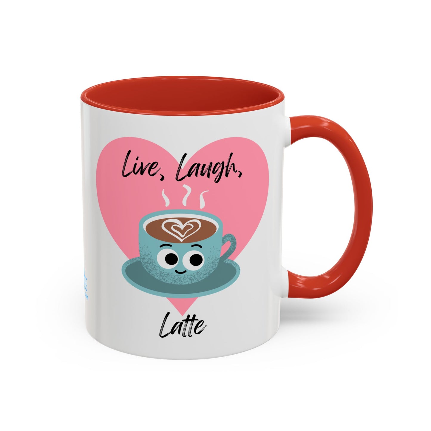 Live Laugh Latte Coffee Mug | Cute Mug, Funny Gift, Hot Beverage Cup, Coffee Lover Gift, Heartwarming Decor
