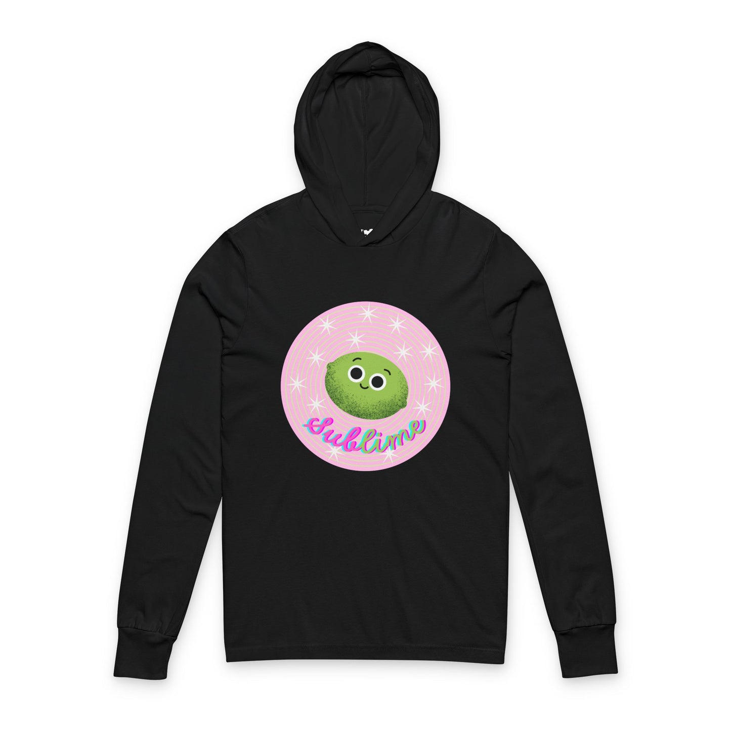 Sublime Unisex Hooded Long Sleeve Shirt, Cute Hooded Pun Shirt, Casual Style, Gift for Her, Loungewear, Birthday Present, Chill Vibes
