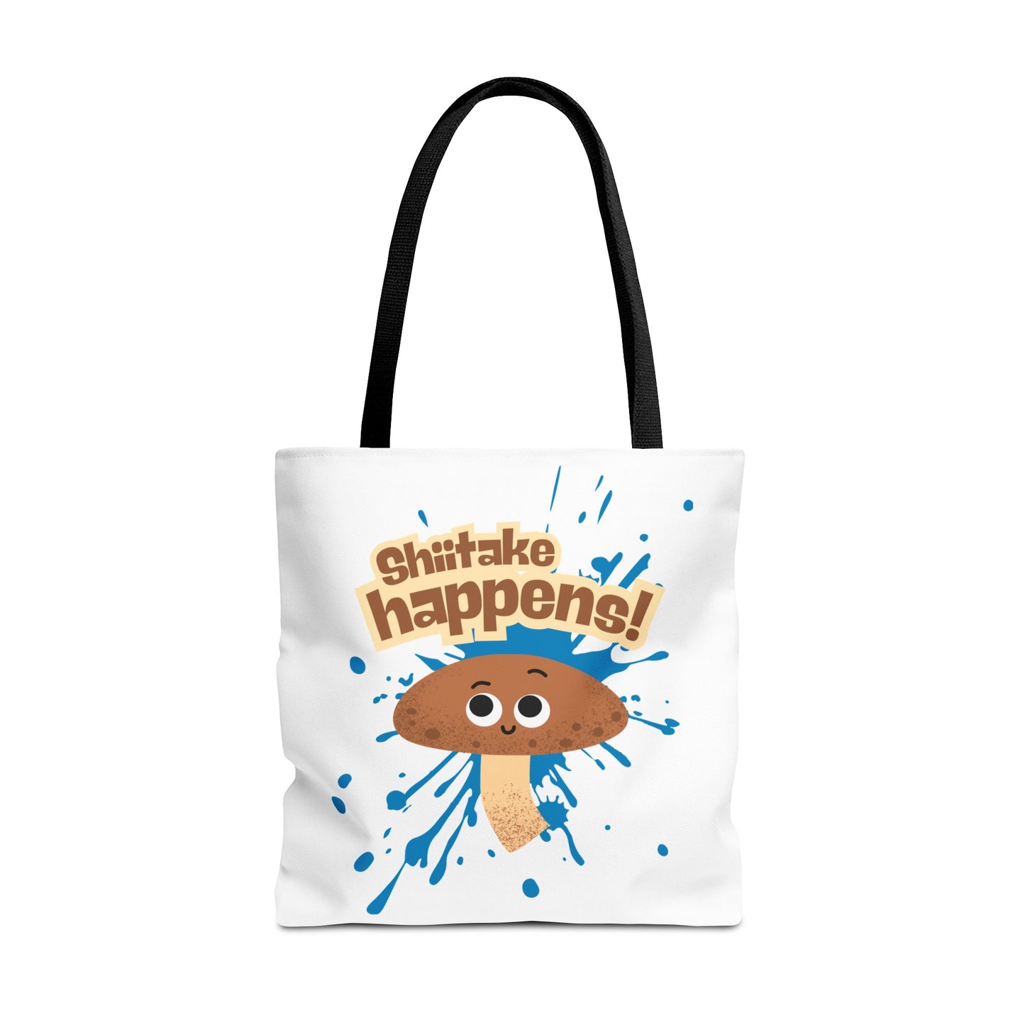 Funny Shiitake Mushroom Tote Bag, Humorous Eco-Friendly Shopping Bag, Perfect Gift for Fun-Lovers, Mushroom Lover Gift, Quirky Reusable Tote