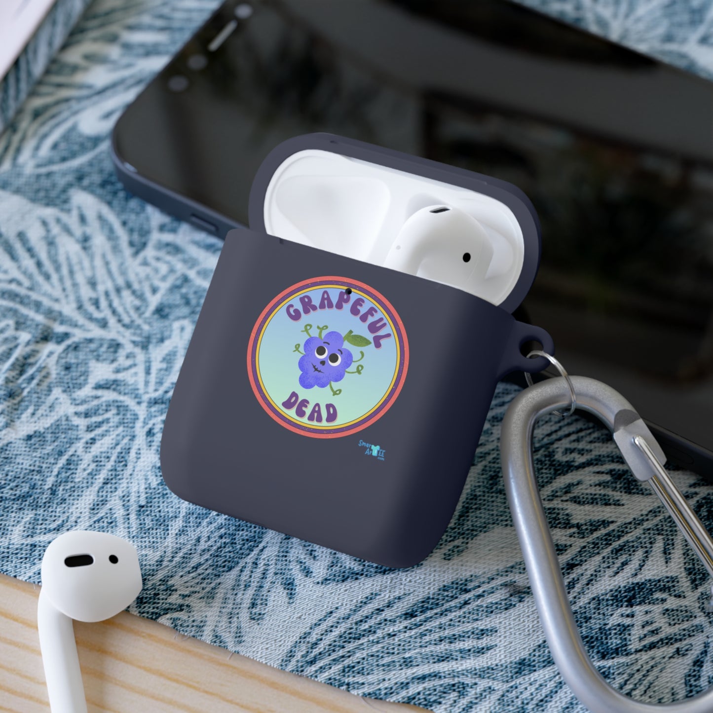 Grateful Dead AirPods Case Cover, Music Lover Gift, Boho Accessories, Festival Gear, Unique Earbud Protection