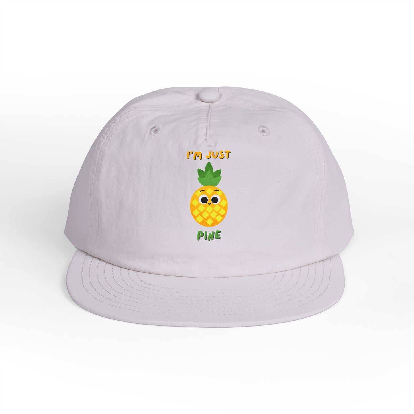 Pineapple Pun Surf Cap - Fun Beachwear, Summer Accessory, Vacation Hat, Gift for Surfers, Casual Style