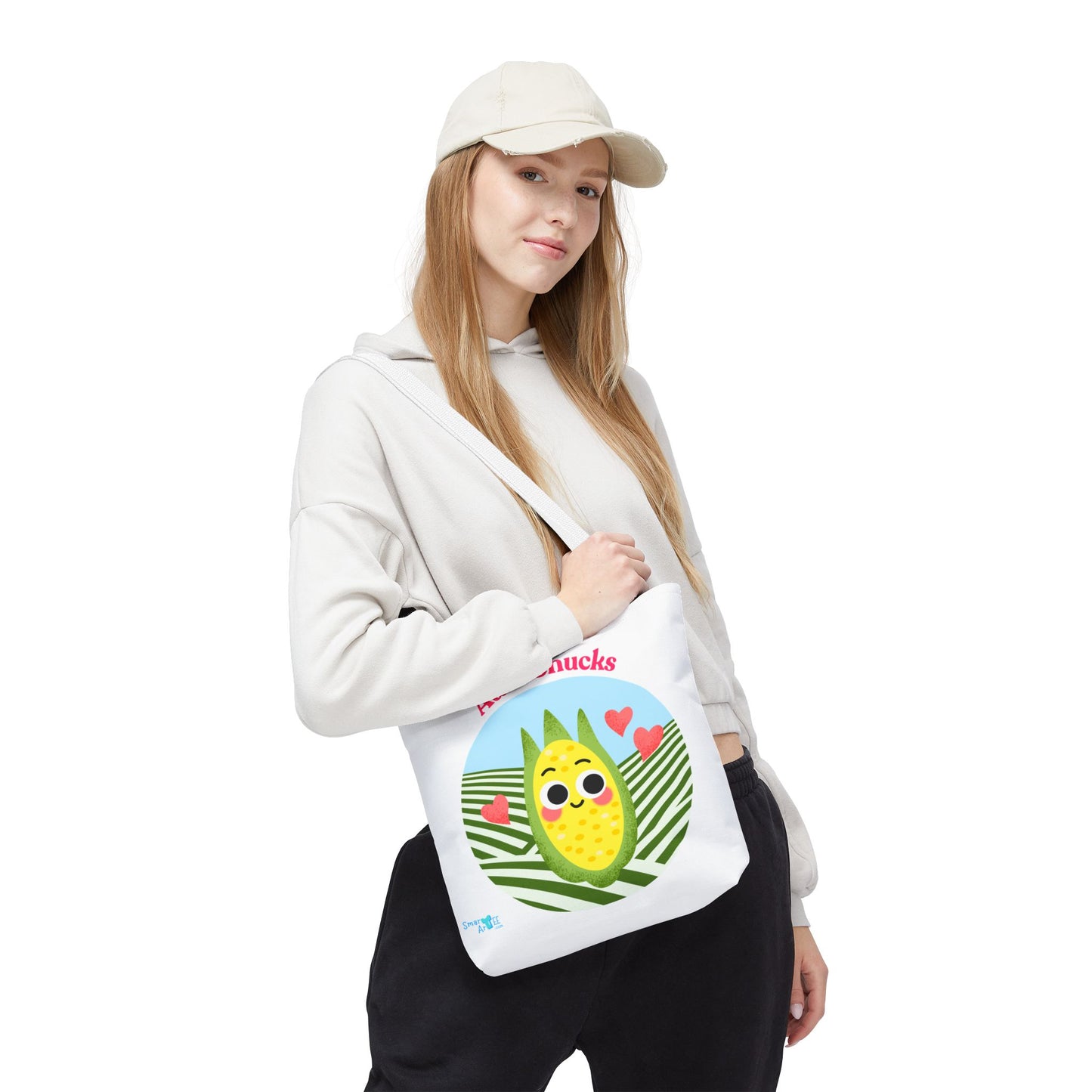 Cute Corn Tote Bag, Funny Grocery Tote, Gift for Veggie Lovers, Funny Farmhouse Decor, Unique Eco-Friendly Bag