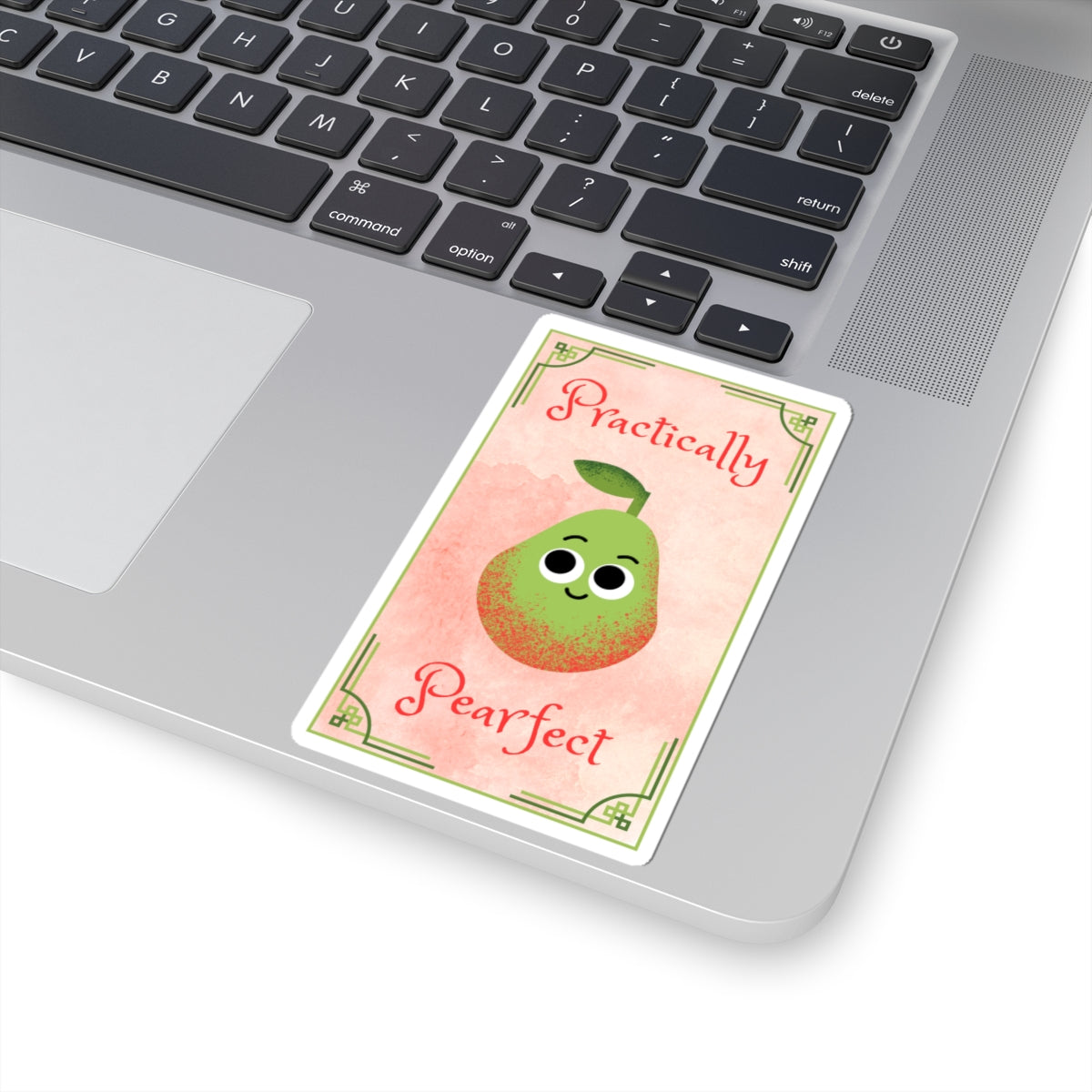 Practically Pearfect Kiss-Cut Stickers, Cute Fruit Decals, Laptop Stickers, Planner Accessories, Gift Ideas, Kid-Friendly Decor