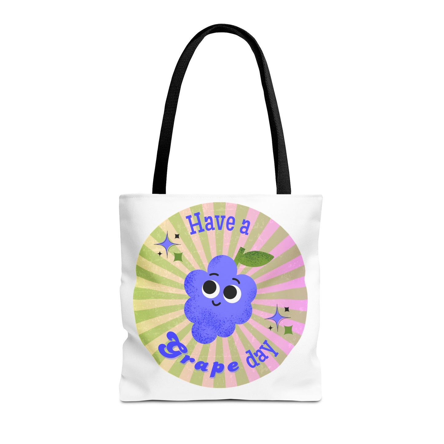 Cute Grape Day Tote Bag - Fun Reusable Shopping Bag, Gift for Fruit Lovers, Eco-Friendly Tote, Summer Bag, Kids' Toy Bag