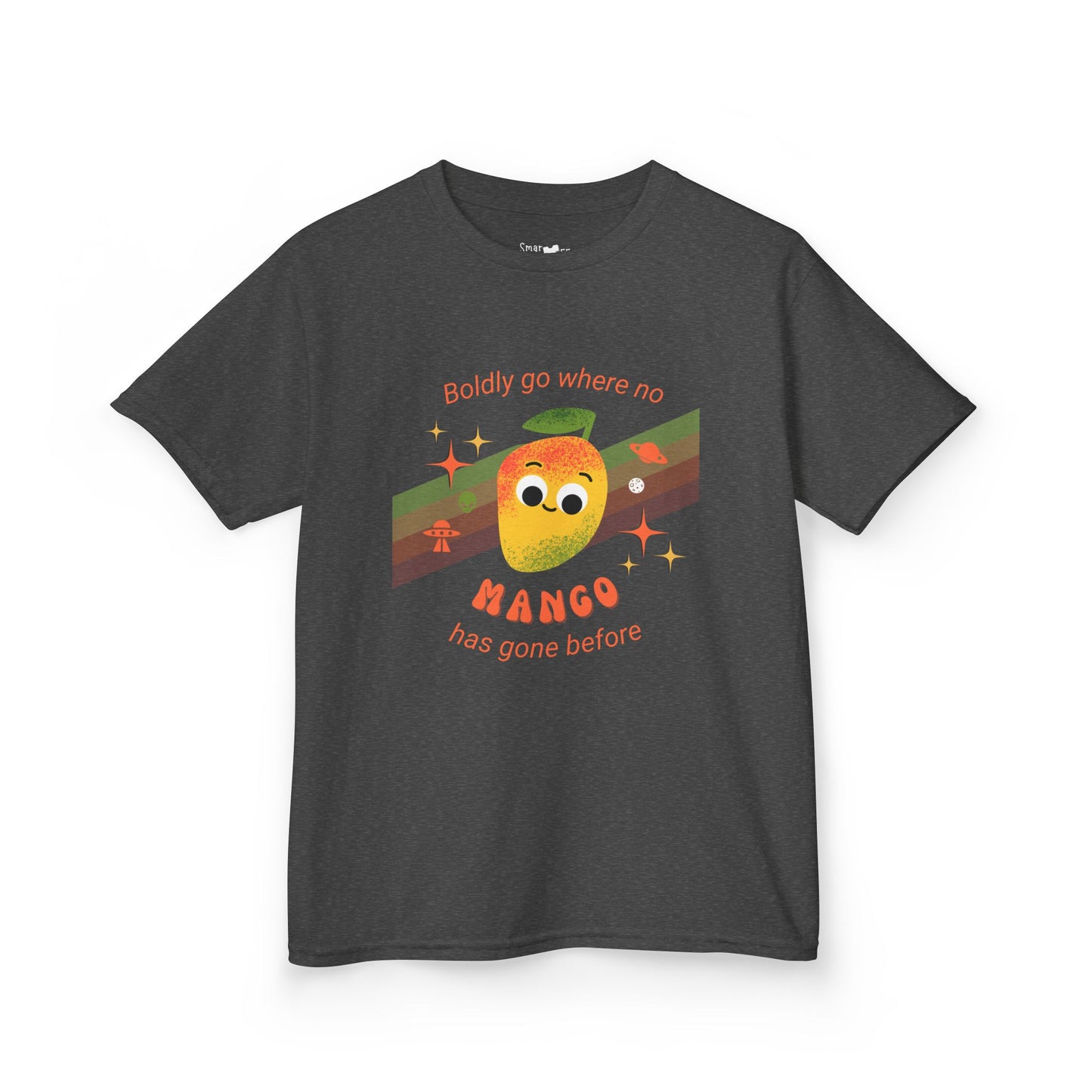 Mango Adventure Kids Tee, Fun Summer Shirt, Cute Gift for Kids, Playful Cotton Tee, Birthday Gift Idea