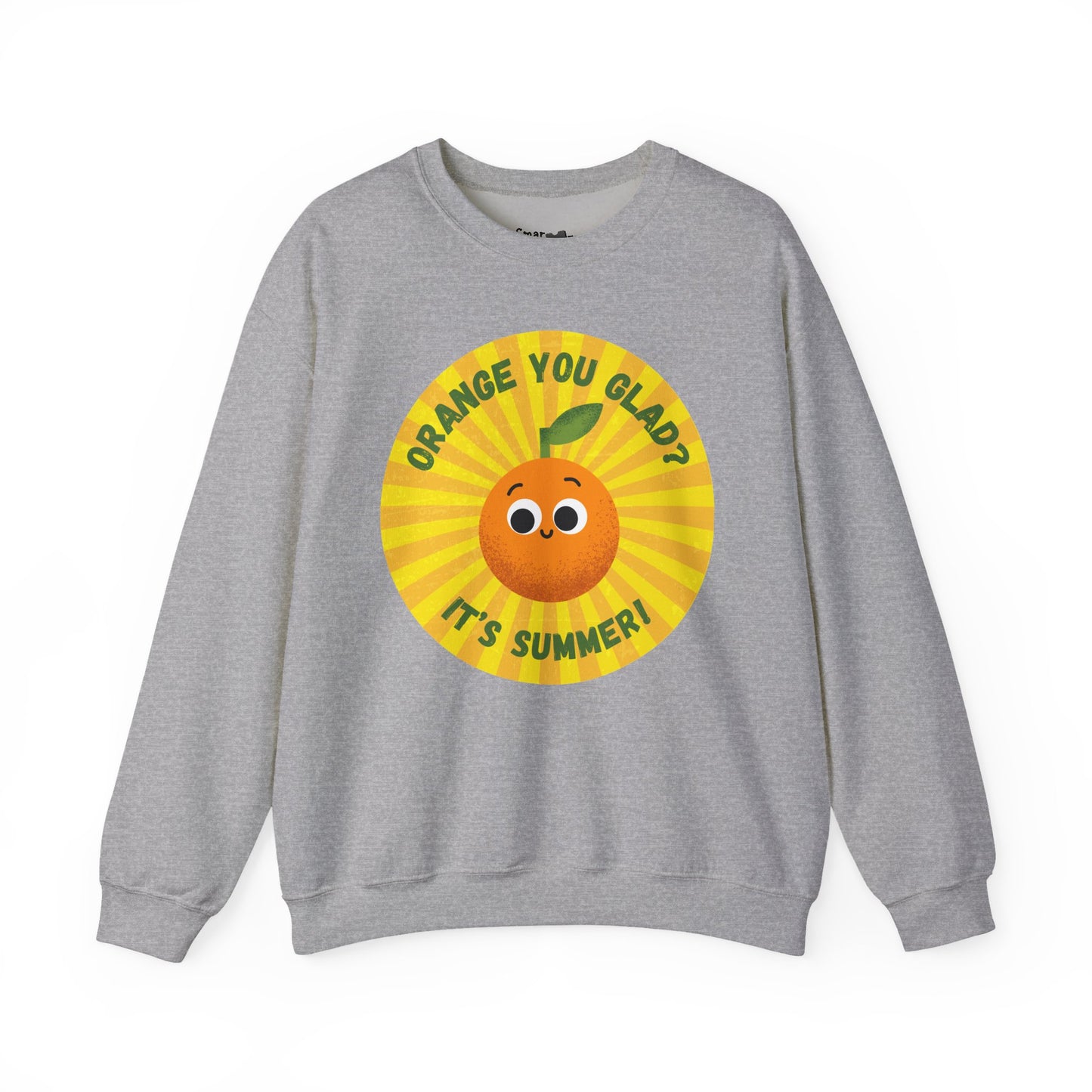 Summer Vibes Crewneck Sweatshirt, Unisex Sweatshirt, Funny Summer Apparel, Gift for Fruit Lovers, Perfect for Cold Weather