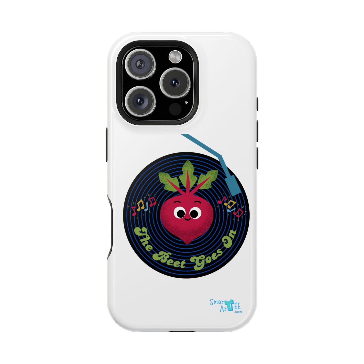 Fun Impact-Resistant Phone Cases - Unique Phone Accessories, Beet Pun Themed, Holiday Present