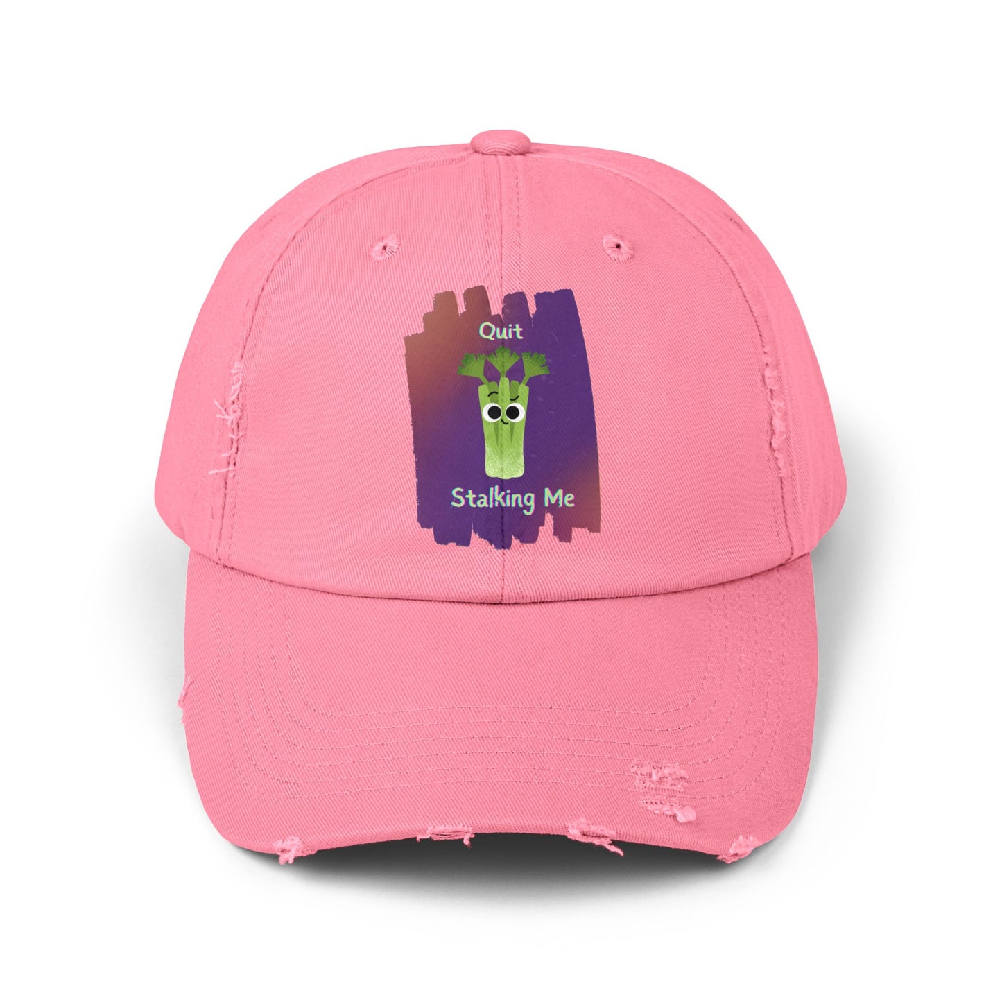 Quirky Distressed Cap for Fun-Loving Individuals, Casual Fashion Hats, Gift for Friends, Unique Accessories, Everyday Wear