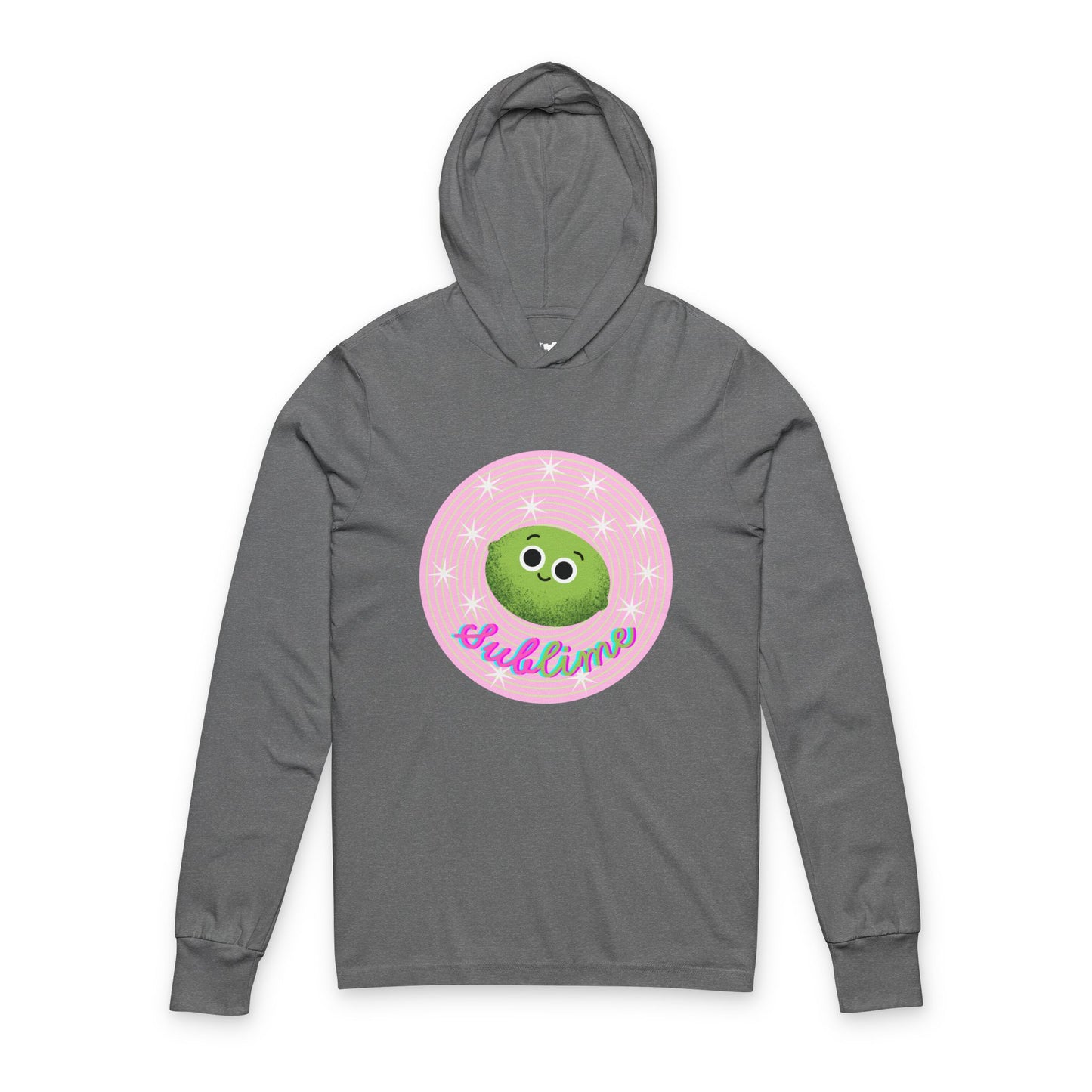 Sublime Unisex Hooded Long Sleeve Shirt, Cute Hooded Pun Shirt, Casual Style, Gift for Her, Loungewear, Birthday Present, Chill Vibes