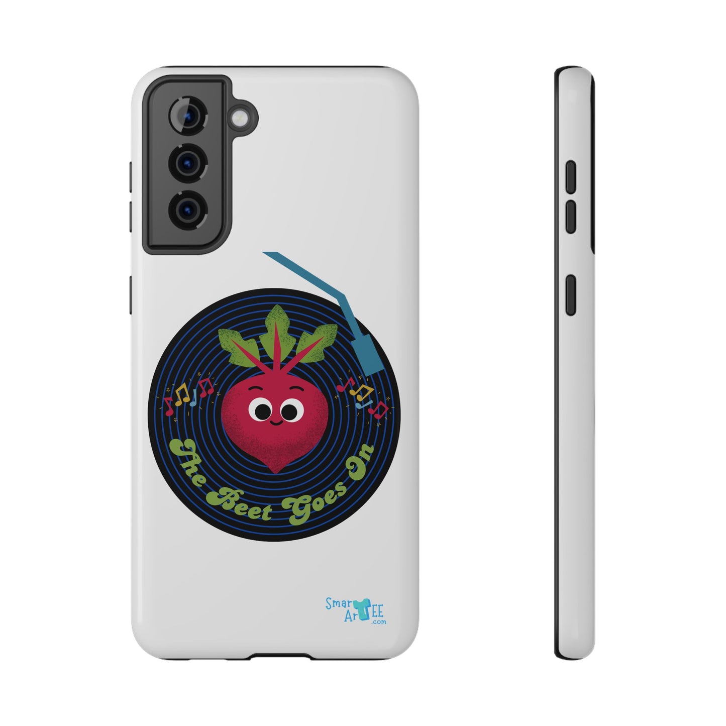 Fun Impact-Resistant Phone Cases - Unique Phone Accessories, Beet Pun Themed, Holiday Present