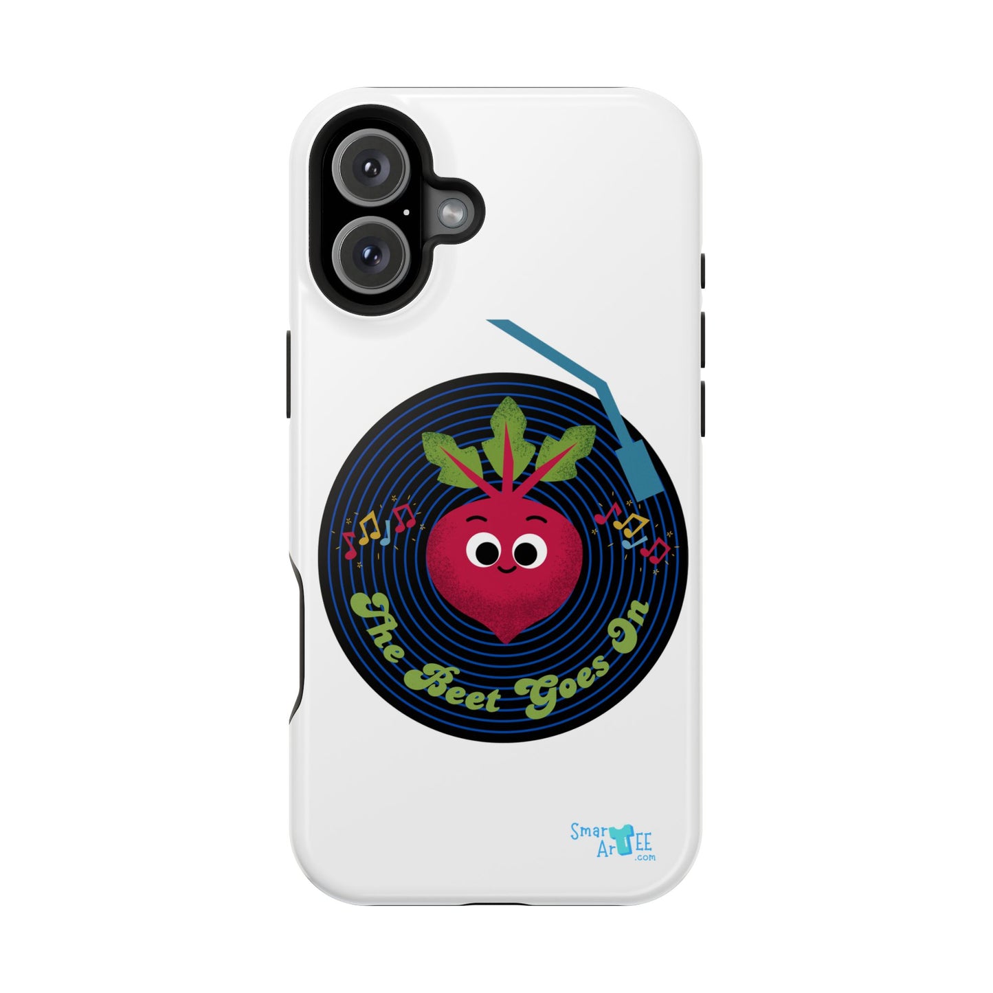 Fun Impact-Resistant Phone Cases - Unique Phone Accessories, Beet Pun Themed, Holiday Present