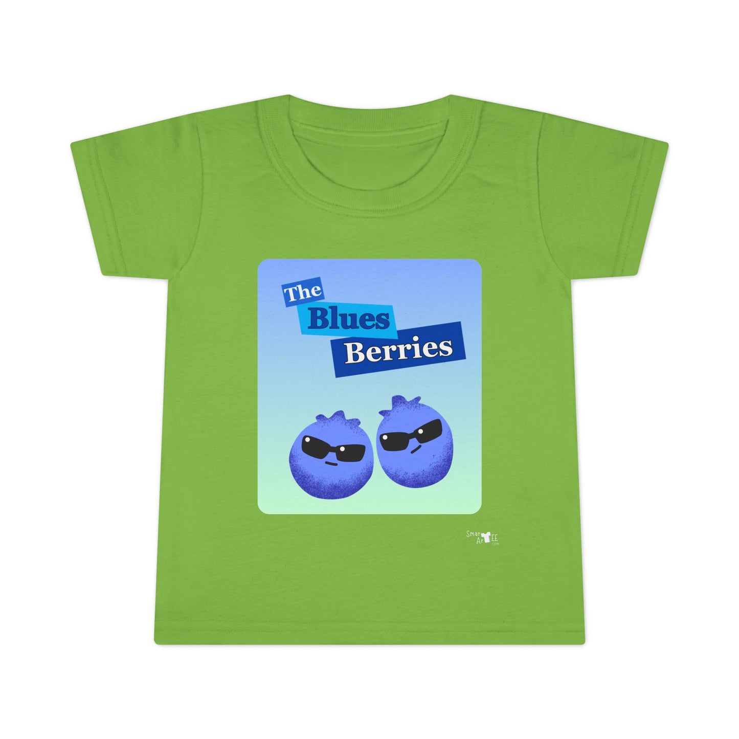 Cool Blues Berries Toddler Shirt, Funky Kids Tee, Cute Graphic Shirt, Fun Birthday Gift, Summer Outfit for Kids