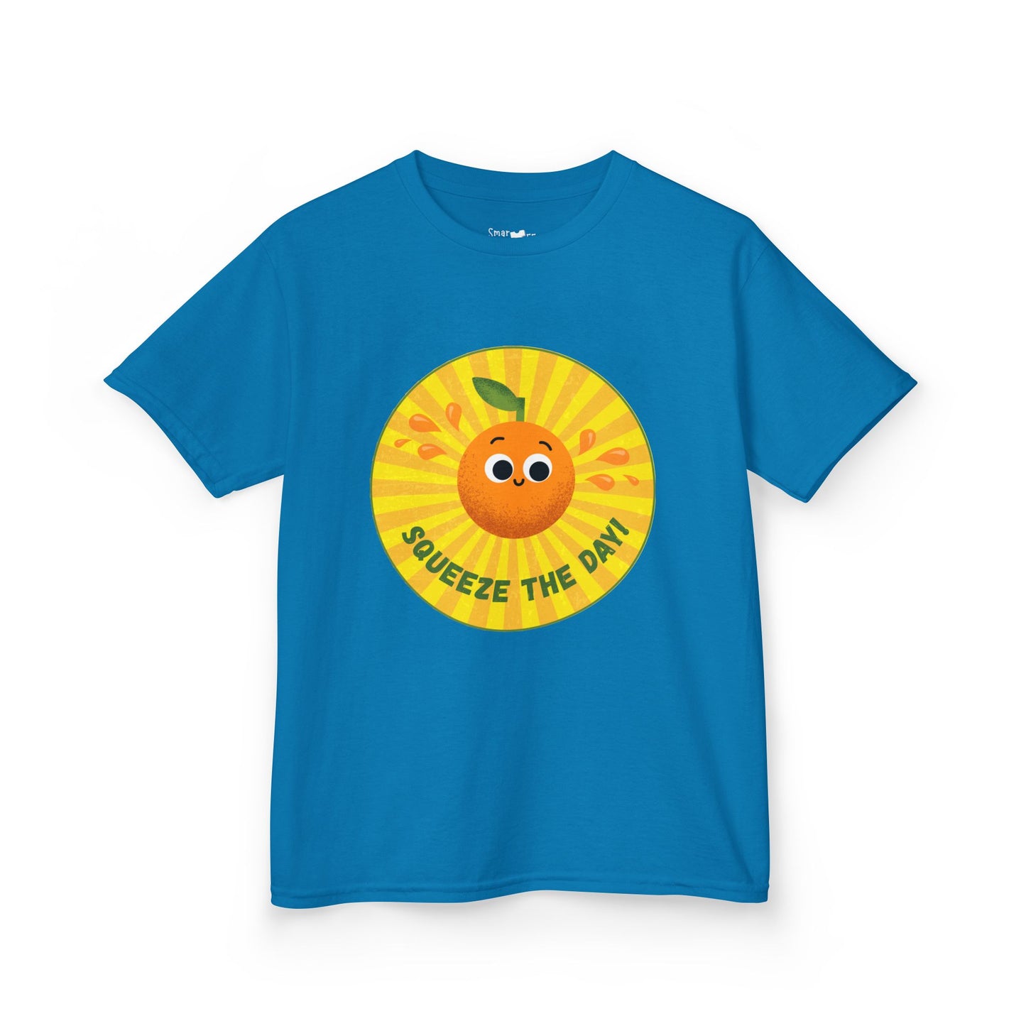 Kids Squeeze the Day Tee, Fun Cotton Shirt for Boys & Girls, Cute Summer Outfit, Kid's Playwear, Children’s Gift Tee