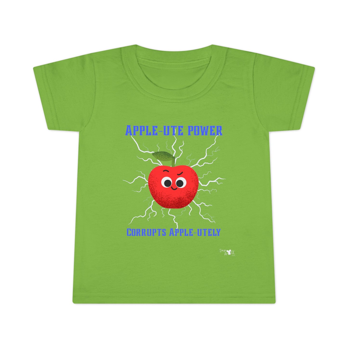 Cute Apple Power Toddler Shirt, Kids Gift, Back to School, Playtime Outfit, Funny Sayings Tee