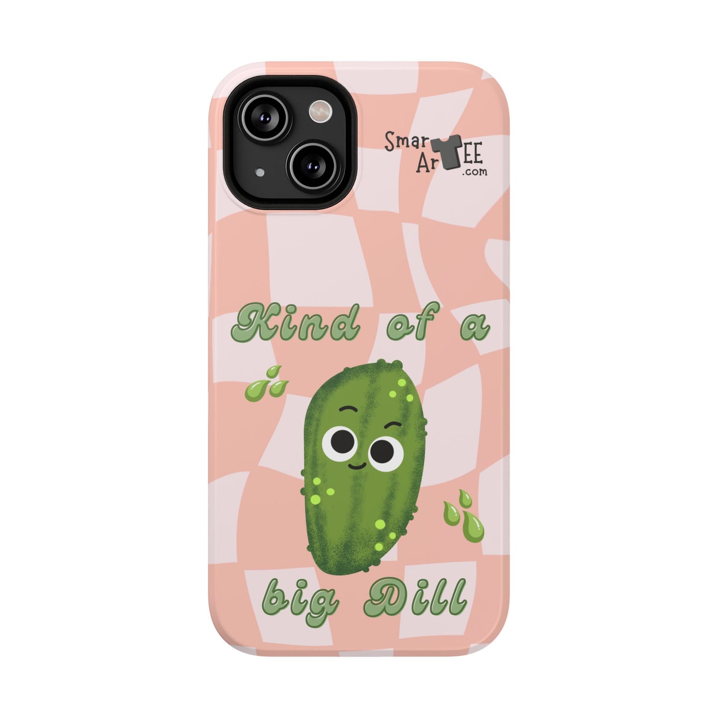 Cute Cucumber Phone Case, Funny Phone Case, Gift for Vegetable Lovers, Quirky Mobile Accessories, Summer Vibes, Kind of a Big Dill