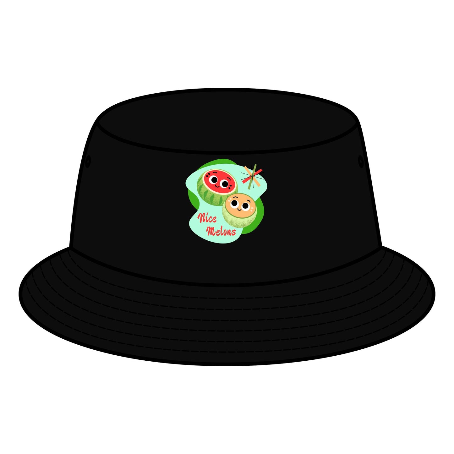 Cute Fruit Pun Themed Bucket Hat, Summer Hats, Beach Hat, Outdoor Cap, Funny Hat, Gift for Fruit Lovers