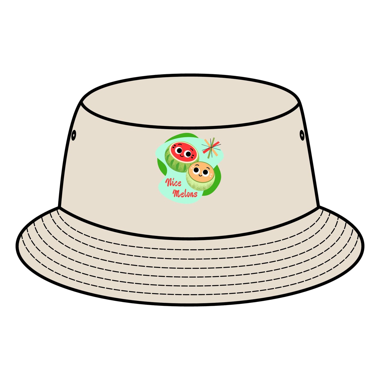 Cute Fruit Pun Themed Bucket Hat, Summer Hats, Beach Hat, Outdoor Cap, Funny Hat, Gift for Fruit Lovers