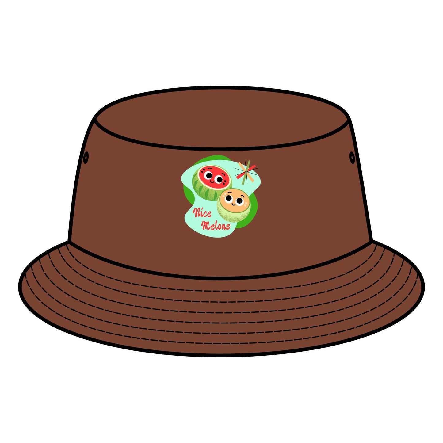 Cute Fruit Pun Themed Bucket Hat, Summer Hats, Beach Hat, Outdoor Cap, Funny Hat, Gift for Fruit Lovers