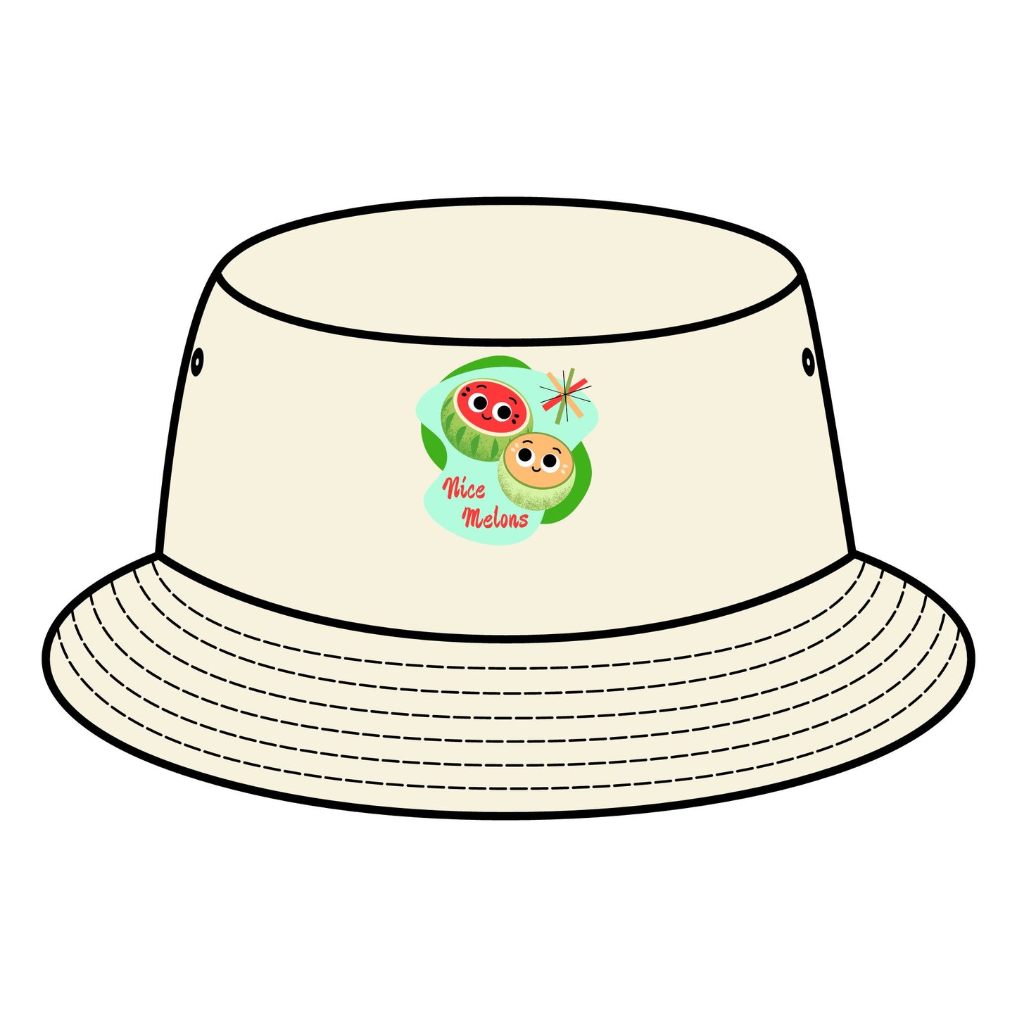 Cute Fruit Pun Themed Bucket Hat, Summer Hats, Beach Hat, Outdoor Cap, Funny Hat, Gift for Fruit Lovers