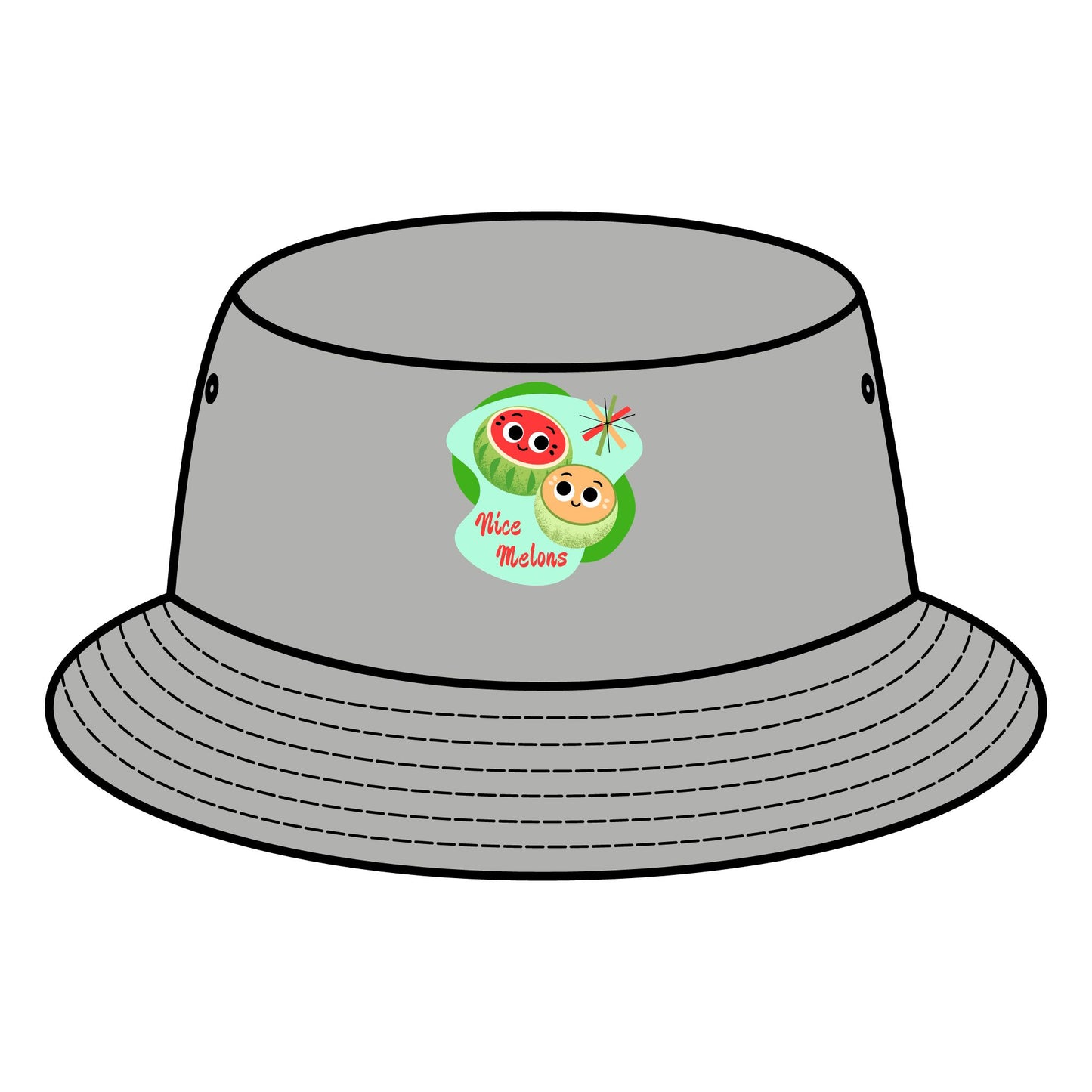 Cute Fruit Pun Themed Bucket Hat, Summer Hats, Beach Hat, Outdoor Cap, Funny Hat, Gift for Fruit Lovers
