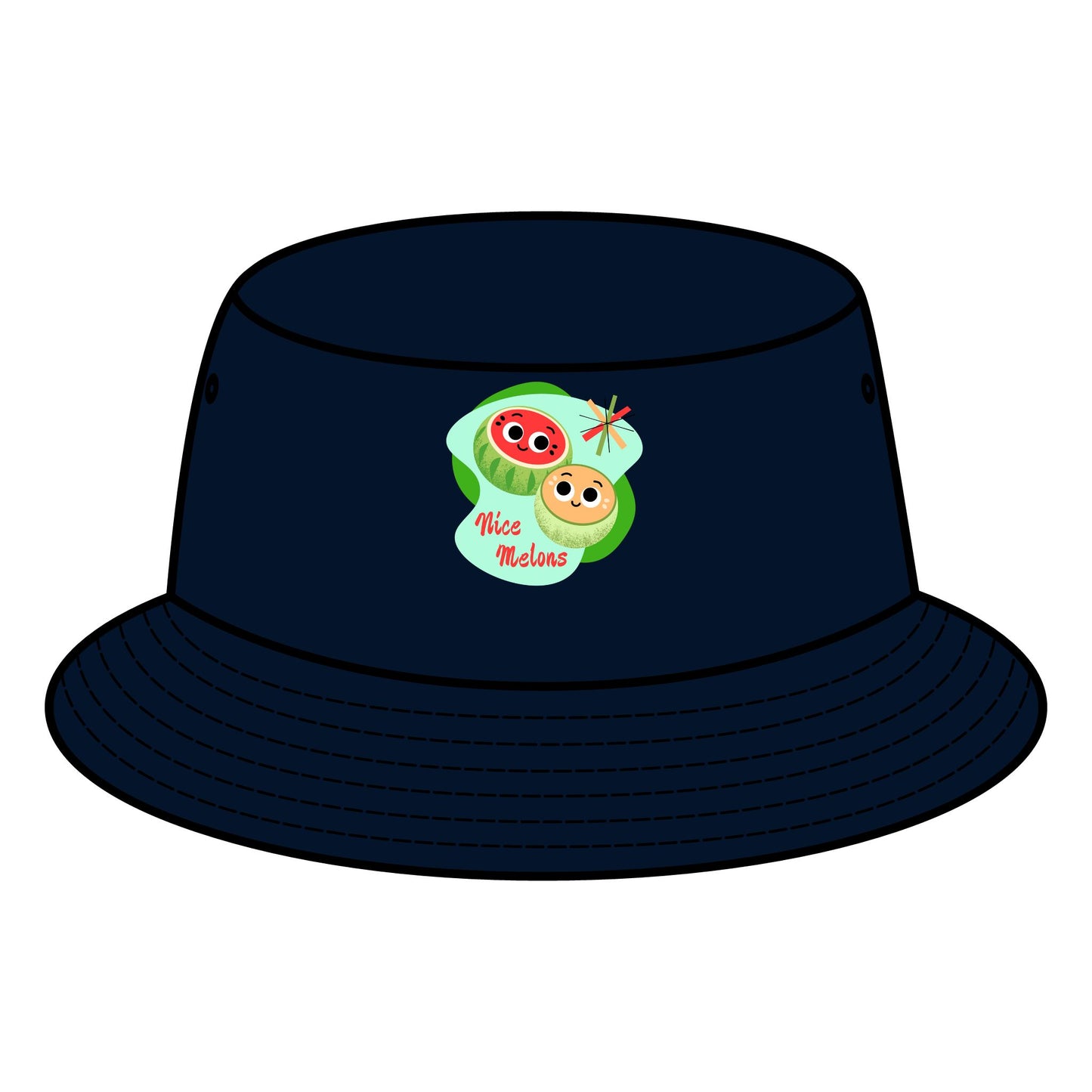 Cute Fruit Pun Themed Bucket Hat, Summer Hats, Beach Hat, Outdoor Cap, Funny Hat, Gift for Fruit Lovers