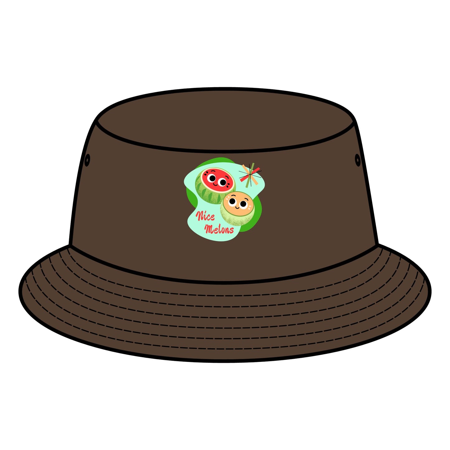 Cute Fruit Pun Themed Bucket Hat, Summer Hats, Beach Hat, Outdoor Cap, Funny Hat, Gift for Fruit Lovers