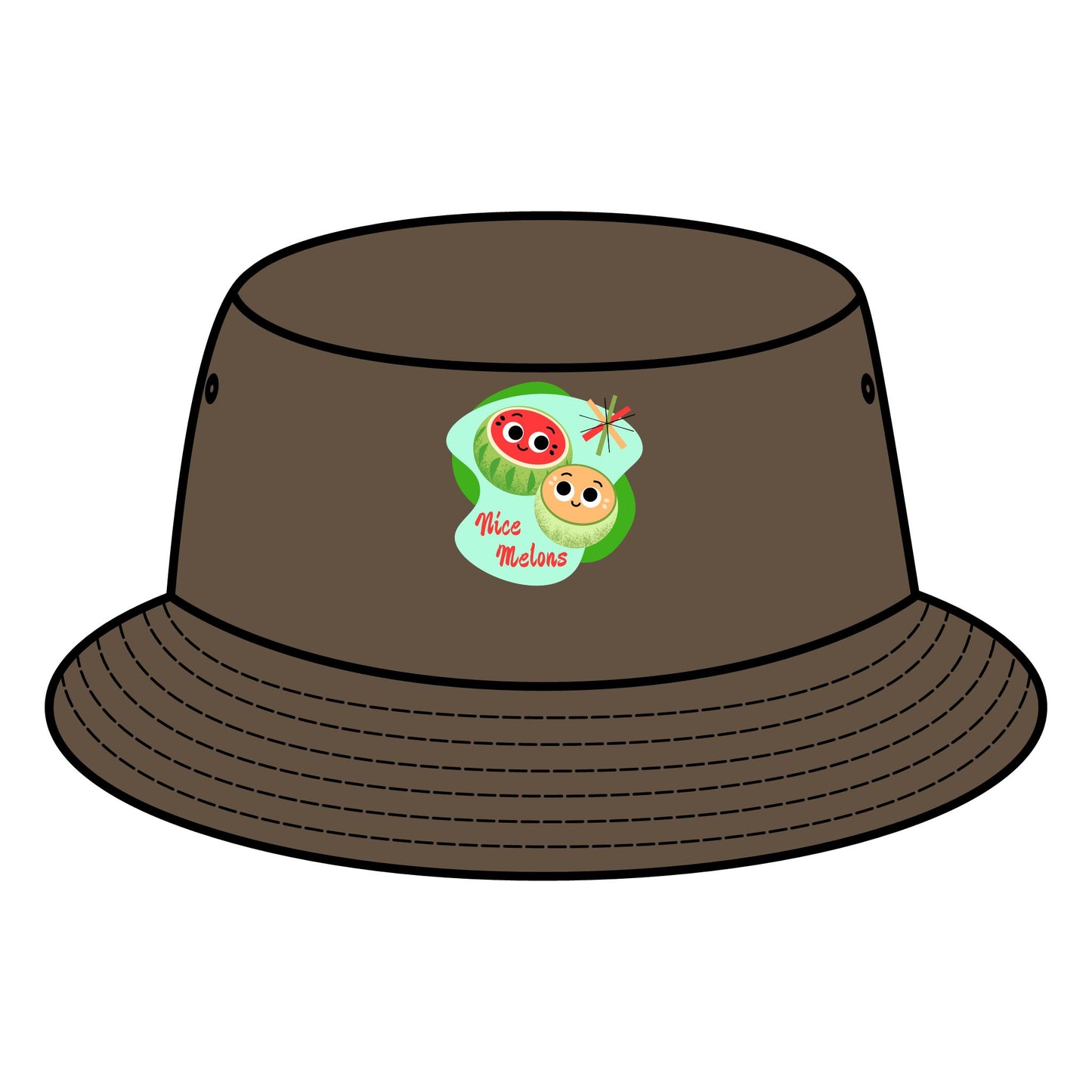 Cute Fruit Pun Themed Bucket Hat, Summer Hats, Beach Hat, Outdoor Cap, Funny Hat, Gift for Fruit Lovers
