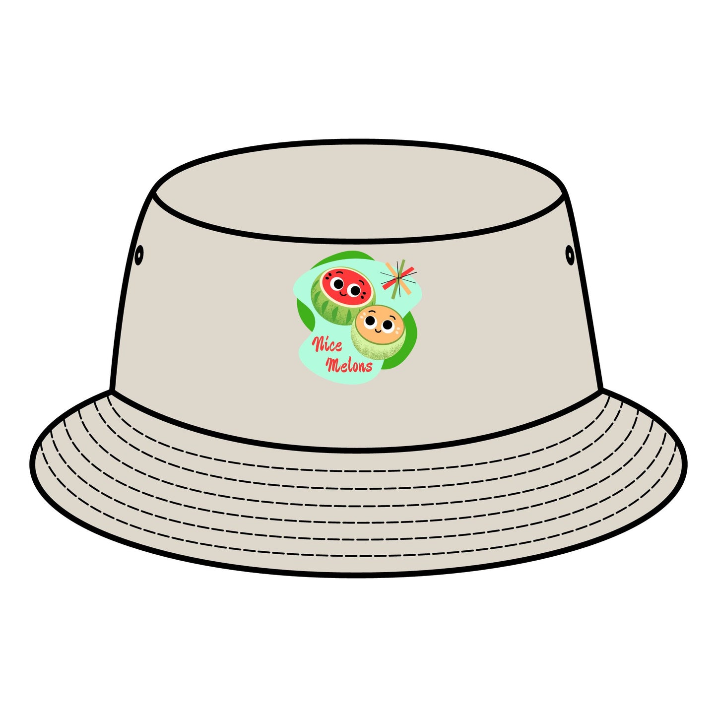 Cute Fruit Pun Themed Bucket Hat, Summer Hats, Beach Hat, Outdoor Cap, Funny Hat, Gift for Fruit Lovers