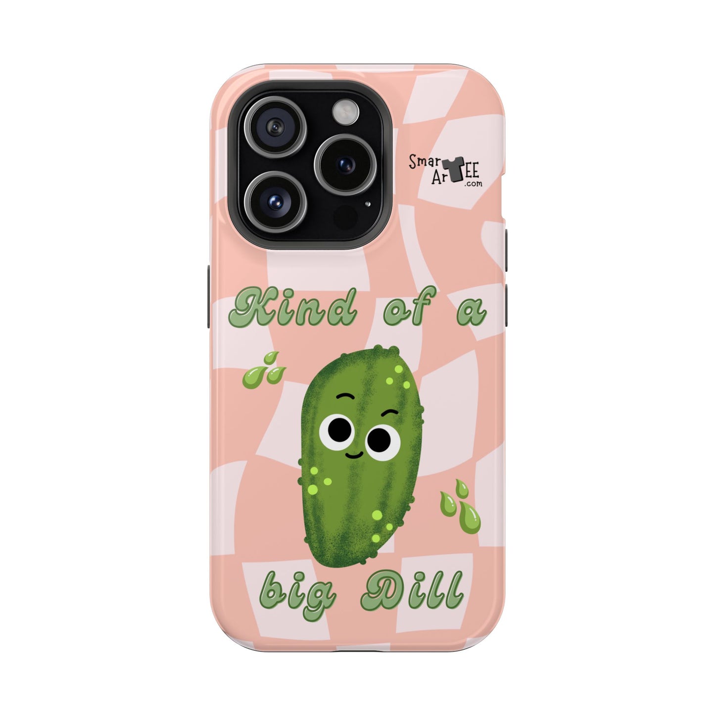 Cute Cucumber Phone Case, Funny Phone Case, Gift for Vegetable Lovers, Quirky Mobile Accessories, Summer Vibes, Kind of a Big Dill