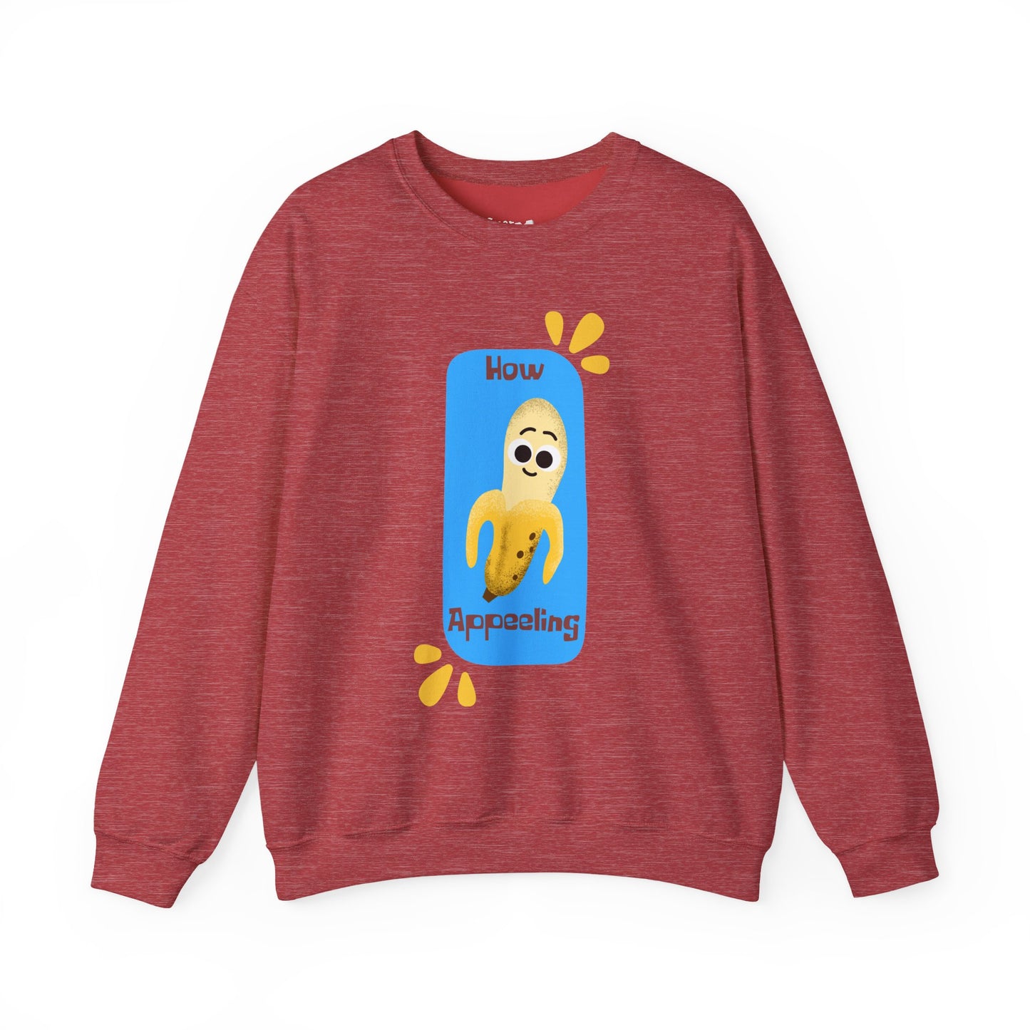 Funny Fruit Pun Sweatshirt, Unisex Sweater, Relaxed Style For Everyday Wear, Great Gift Idea