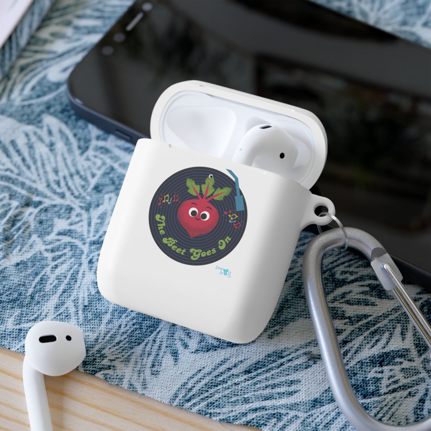 Cute Apple AirPods Case Cover | Apple Lover Gift, AirPods Accessory, Unique Electronics Cover, Gift for Teacher, Fun Design