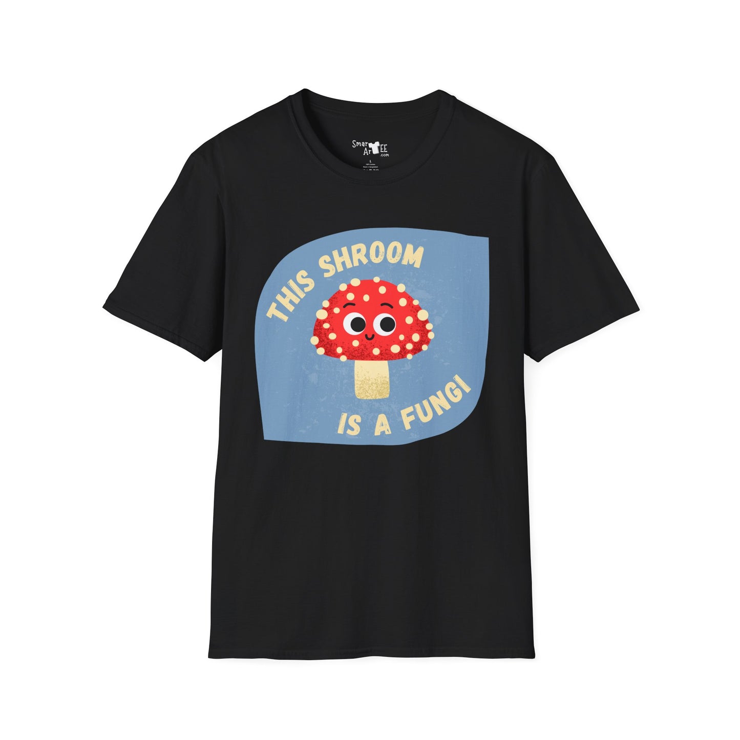 Playful Mushroom T-Shirt, Funny Tee for Nature Lovers, Unisex Graphic Shirt, Cute Gift for Friends, Casual Wear, Eco-Friendly Apparel