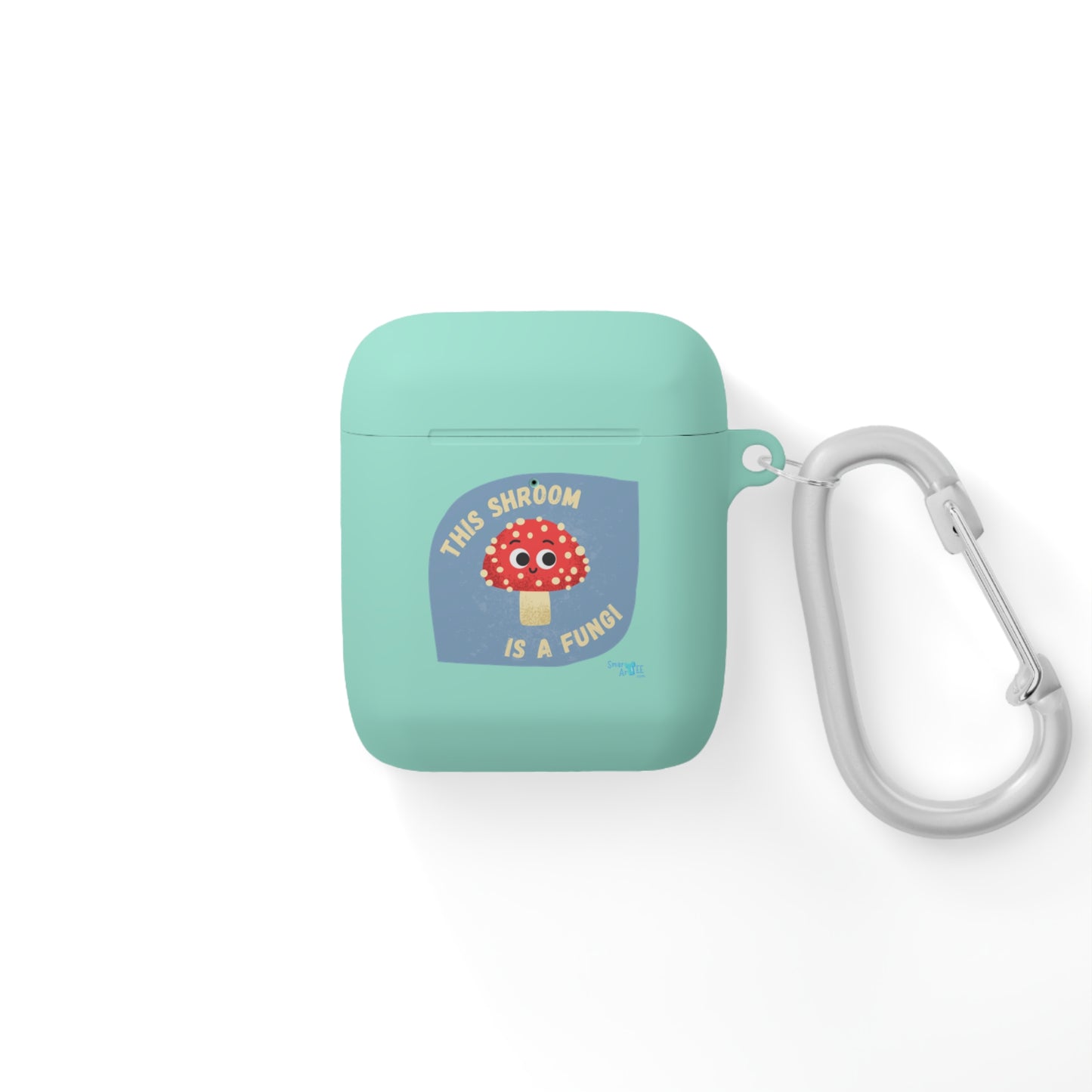 Cute Mushroom AirPods Case Cover, Fun Gift for Music Lovers, Personalized Accessory for AirPods, Shroom Design, Trendy Gadget Holder